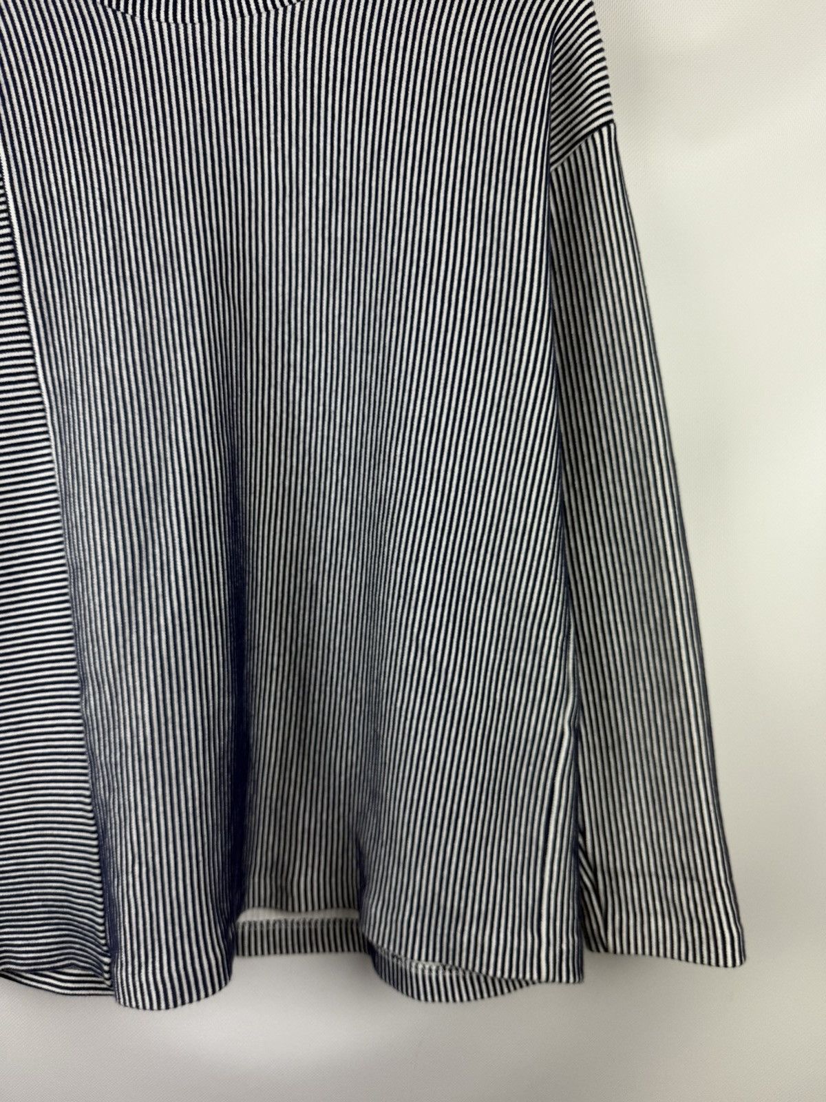 Cos Cos Avant-garde Striped High Neck Cotton Sweater Pullover Size S / US 4 / IT 40 - 6 Thumbnail