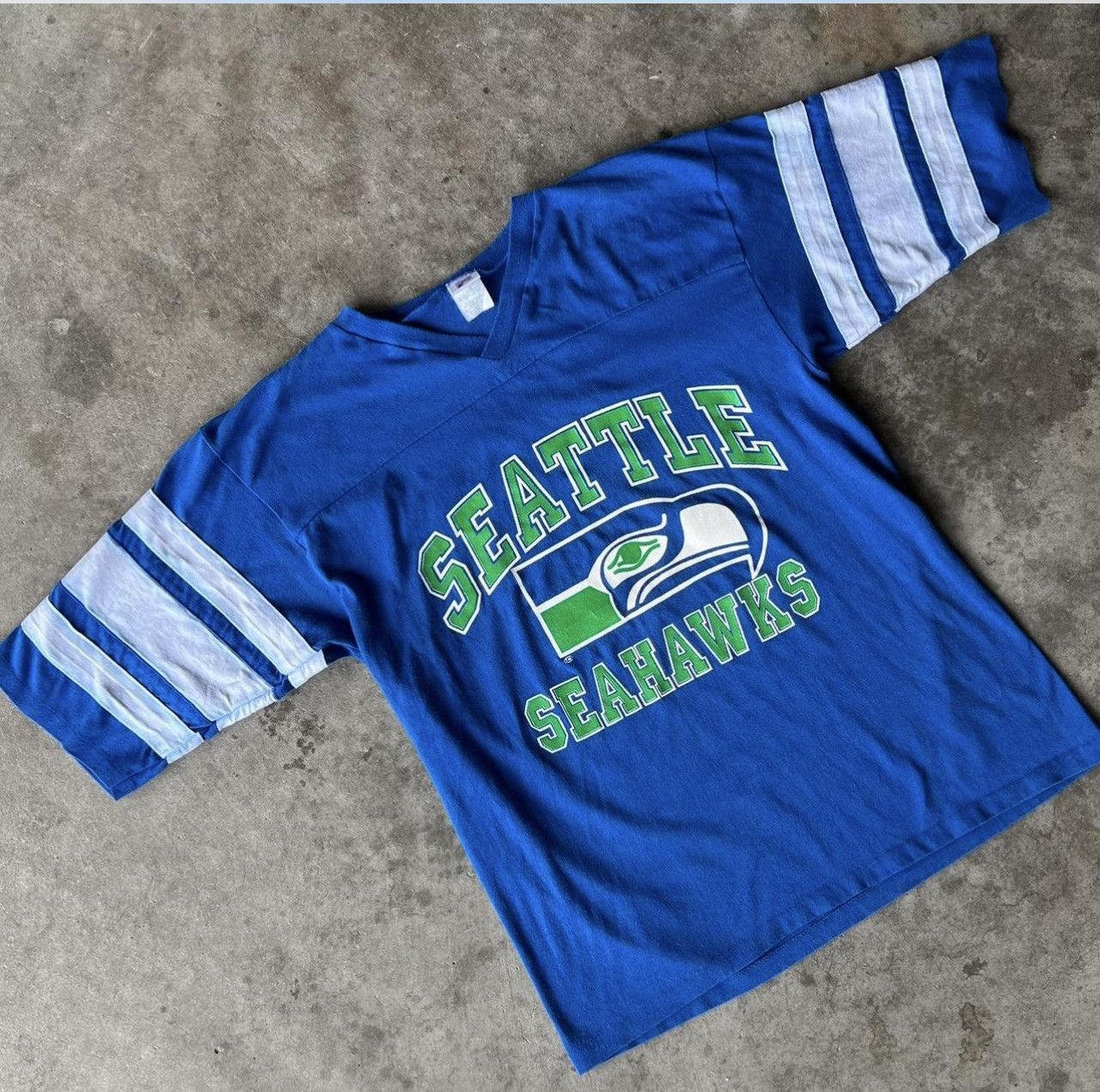 Nike × Vintage Seattle Seahawks T Shirt by Logo 7 Size Large Size US L / EU 52-54 / 3 - 1 Thumbnail