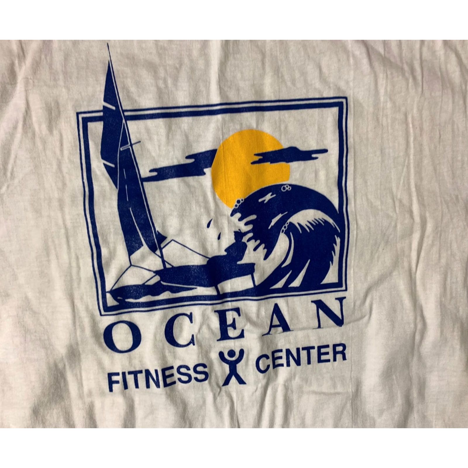 Hanes Ocean Fitness Vintage Mens Large XL T Shirt Size US L / EU 52-54 / 3 - 2 Thumbnail