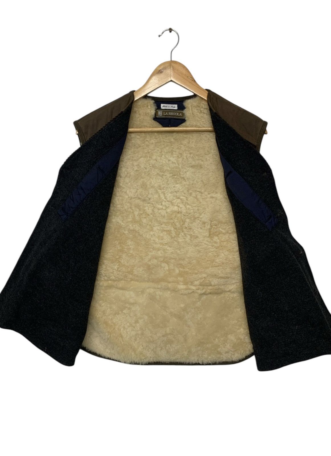 Leather × Vintage Vintage 90's La Regola Leather Vests Made In Italy Size US L / EU 52-54 / 3 - 3 Thumbnail