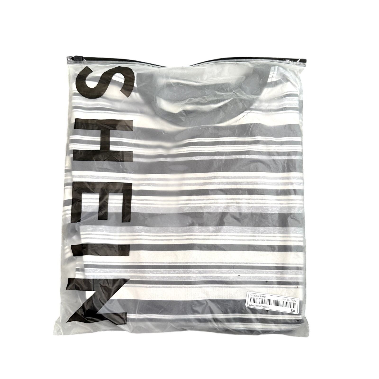 Shein Men's Striped Sweatshirt in Black/Gray, Size 1XL Size US XL / EU 56 / 4 - 3 Thumbnail