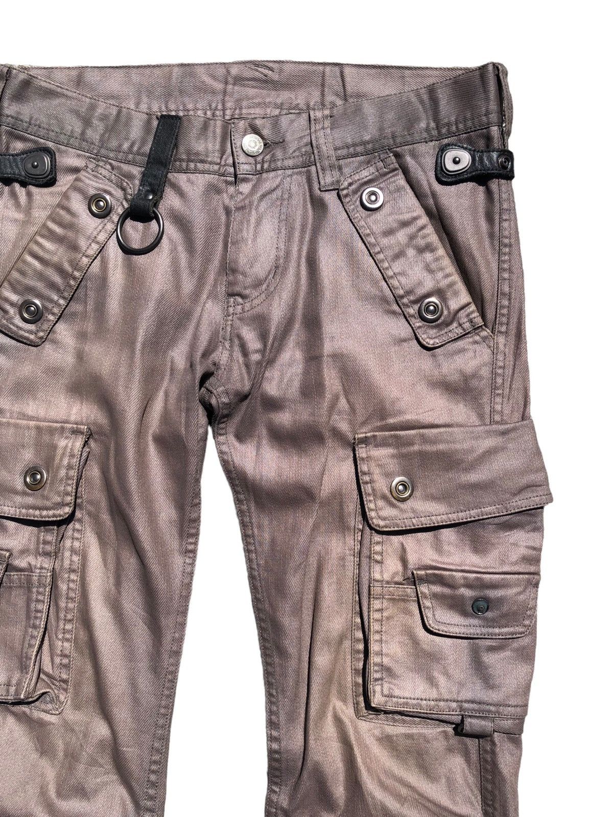 Tornado Mart waxed utility cargo pants