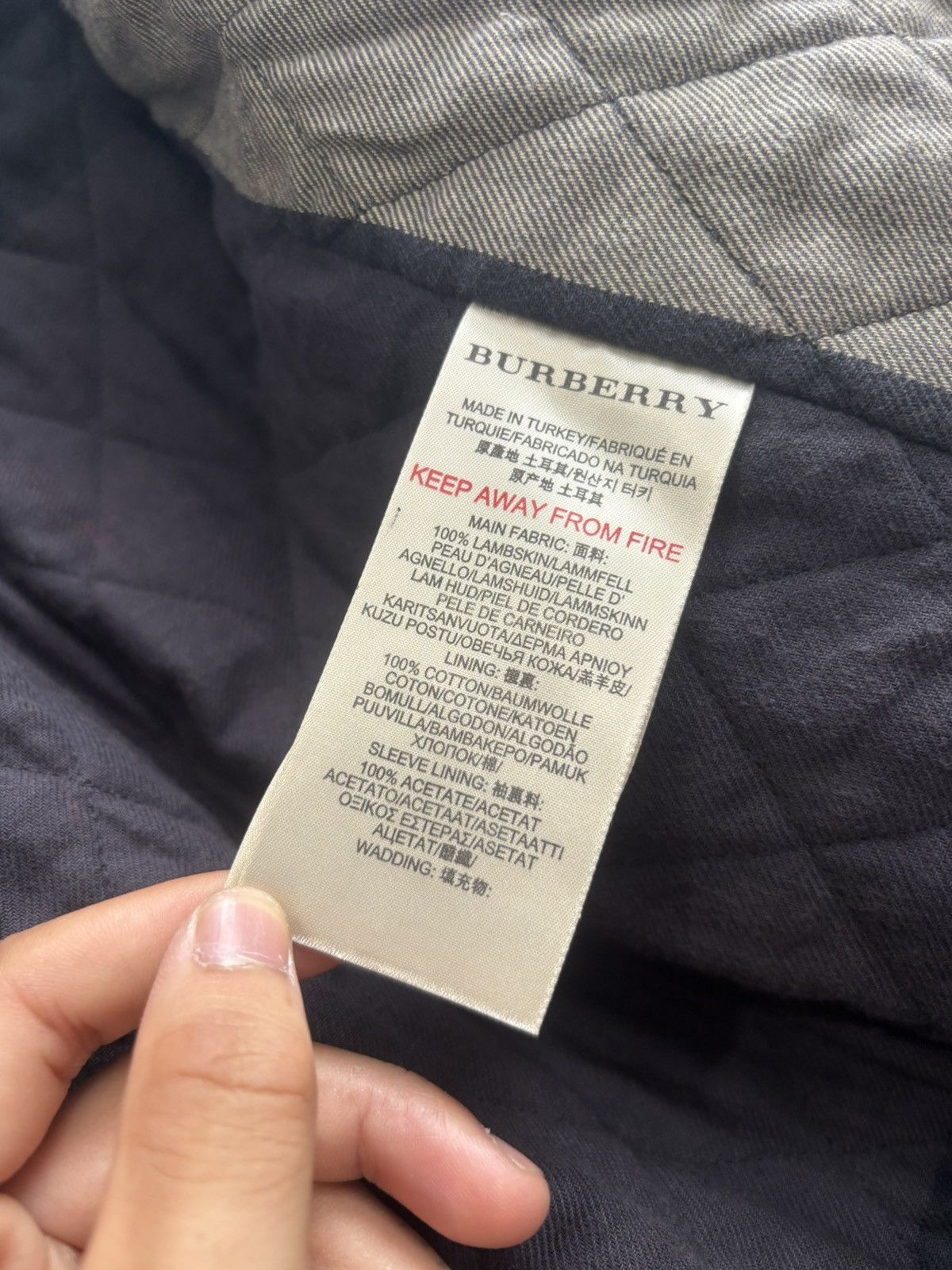 Burberry Burberry By Christopher Bailey M-65 lamb leather jacket. Size US M / EU 48-50 / 2 - 20 Thumbnail