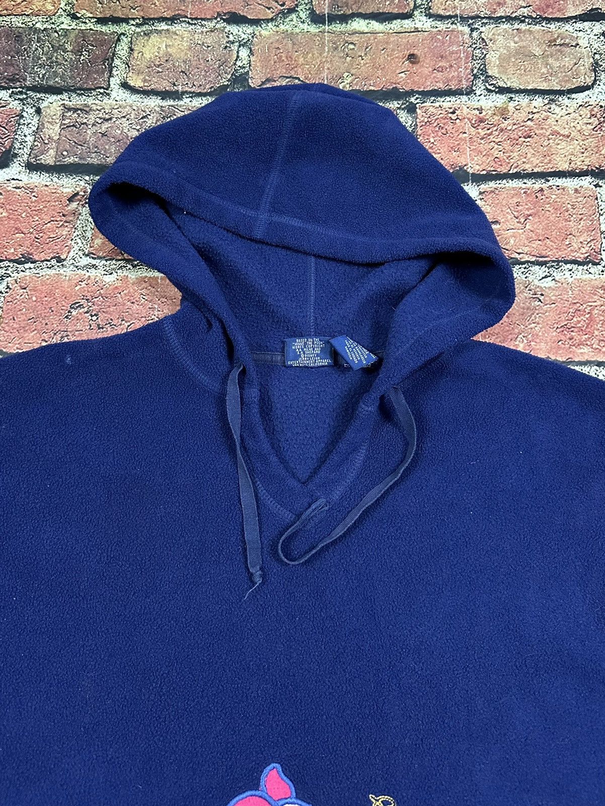Disney Vintage Disney Fleece Hoodie Sweatshirt Winnie Pooh Piglet Size L / US 10 / IT 46 - 8 Thumbnail