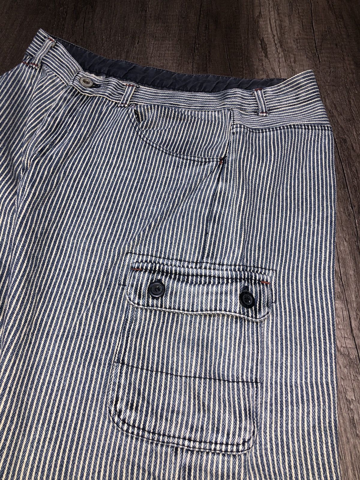 HyperDenim × Japanese Brand VINTAGE CARGO PANT HYPER REMIX UNISEX Size US 30 / EU 46 - 4 Thumbnail