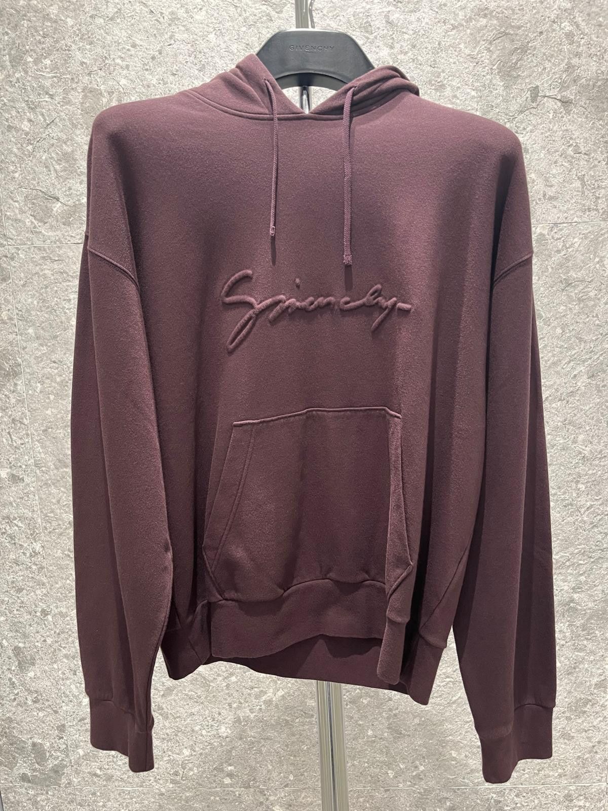 Givenchy oc11z0725 Sweatshirt Hoodie in Burgundy Size US L / EU 52-54 / 3 - 1 Thumbnail