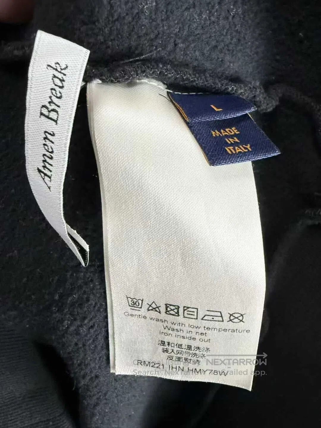 Louis Vuitton louis vuitton black graffiti sweatshirt size L. Size US L / EU 52-54 / 3 - 3 Thumbnail