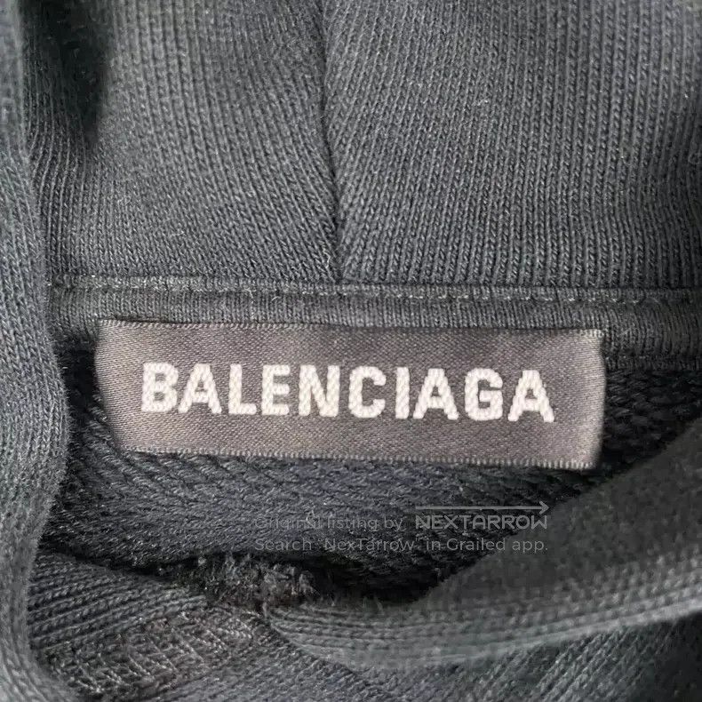 Balenciaga Balenciaga Yellow Buckle Logo Hoodie - XXS Size US XXS / EU 40 - 4 Thumbnail