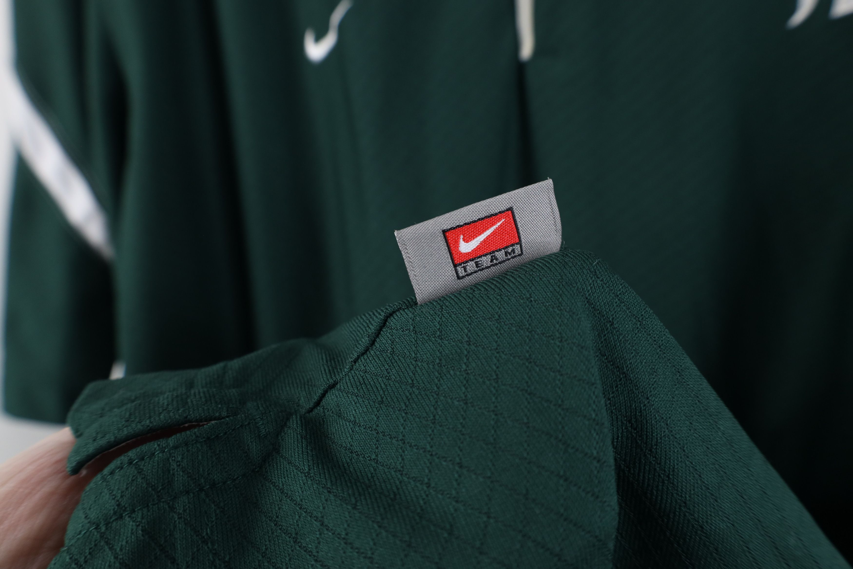 Nike Nike Scott Mini Swoosh Michigan State University Knit Polo Size US L / EU 52-54 / 3 - 11 Thumbnail