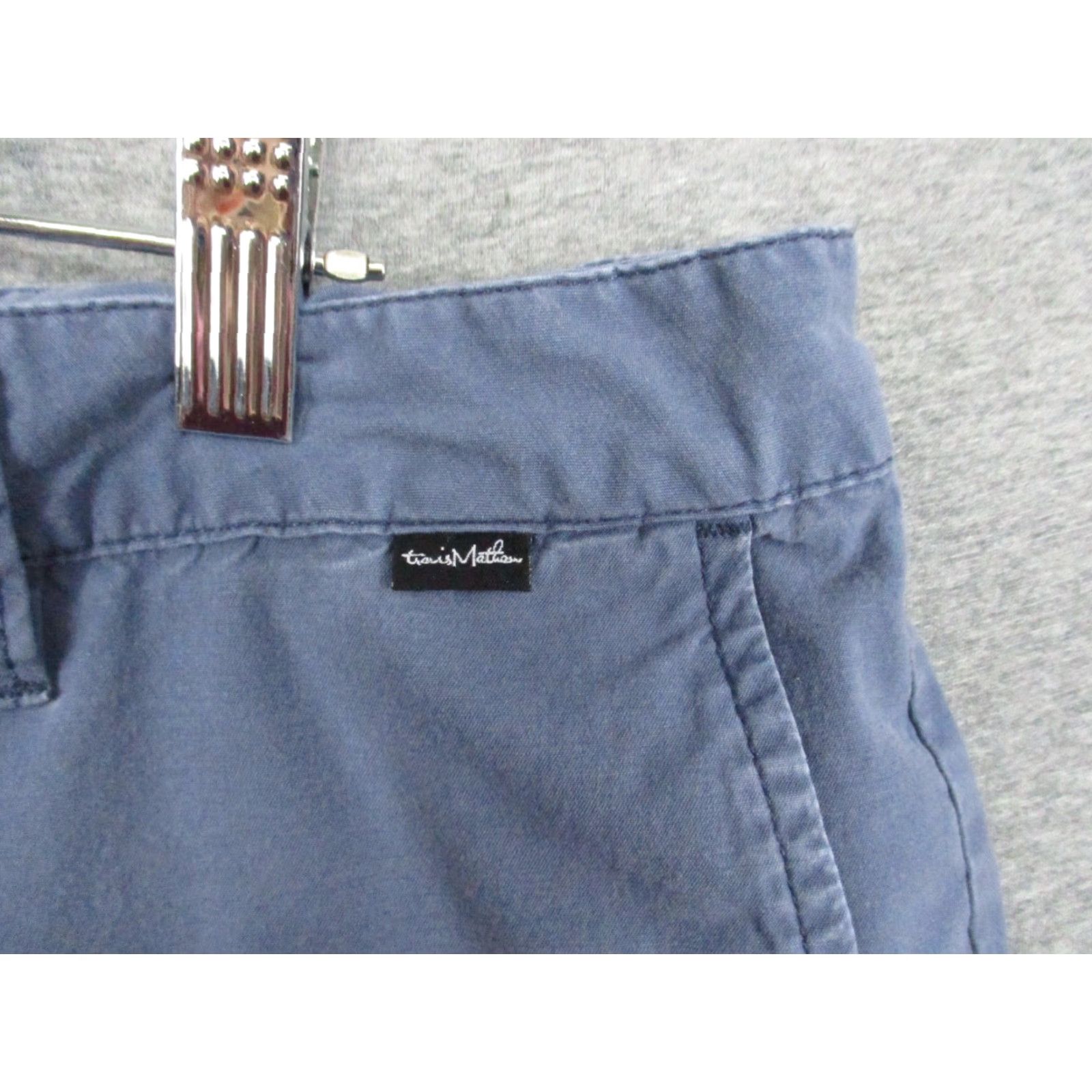 TravisMathew Travis Matthew Shorts Men's 34 Navy Blue Chino Stretch 9" Inseam Golf Outdoor Casual 5-Pocket Design Mens Size US 34 / EU 50 - 3 Thumbnail