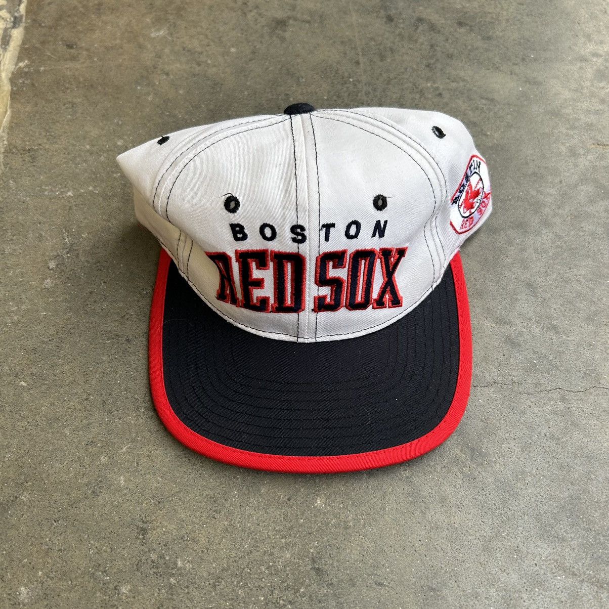 image of Mlb x Starter 90's Starter X Boston Redsox Arch Snapback Hat in White, Men's