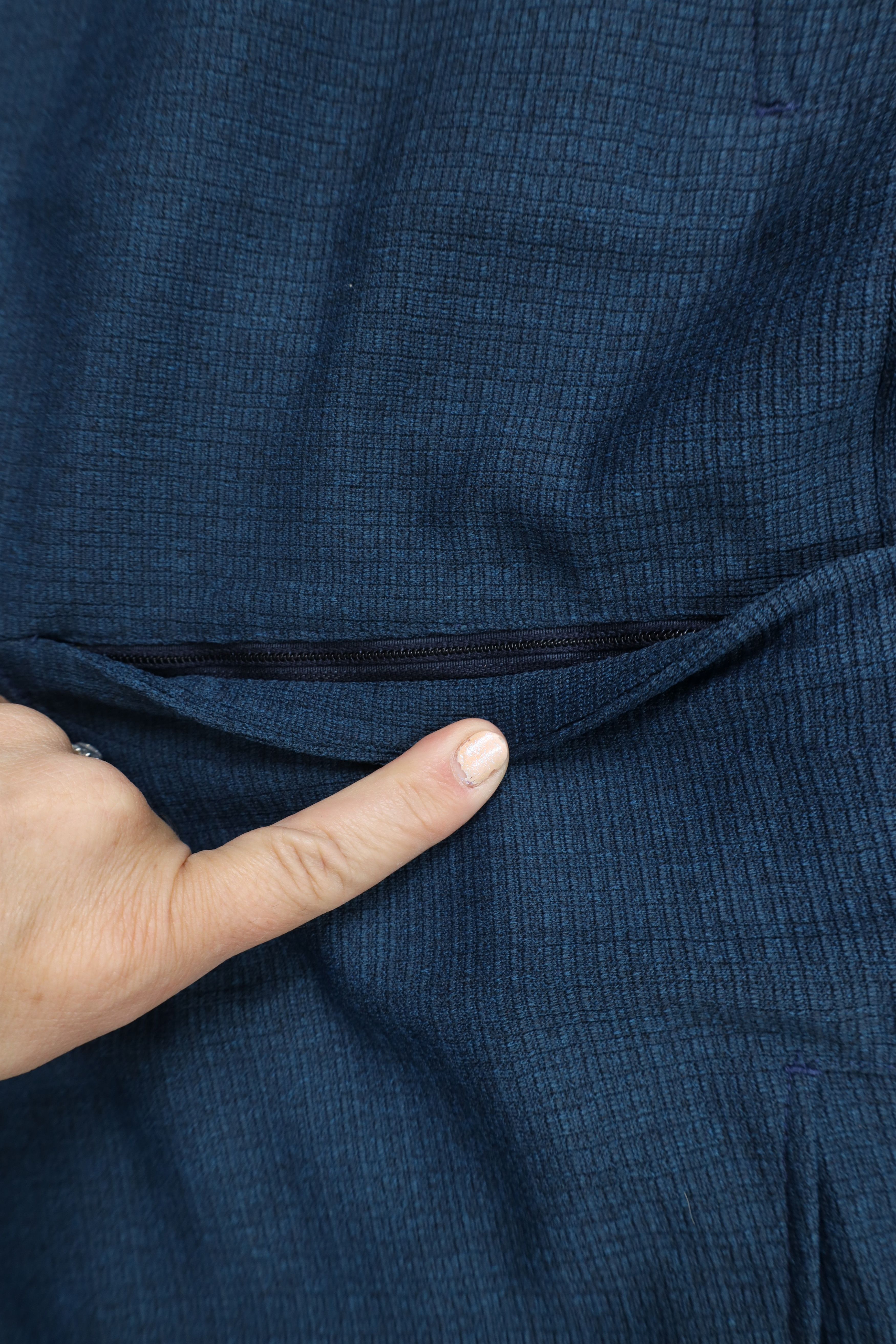 Vintage Vintage 70s Streetwear Bell Bottoms Chino Pants Blue USA Size US 34 / EU 50 - 5 Thumbnail