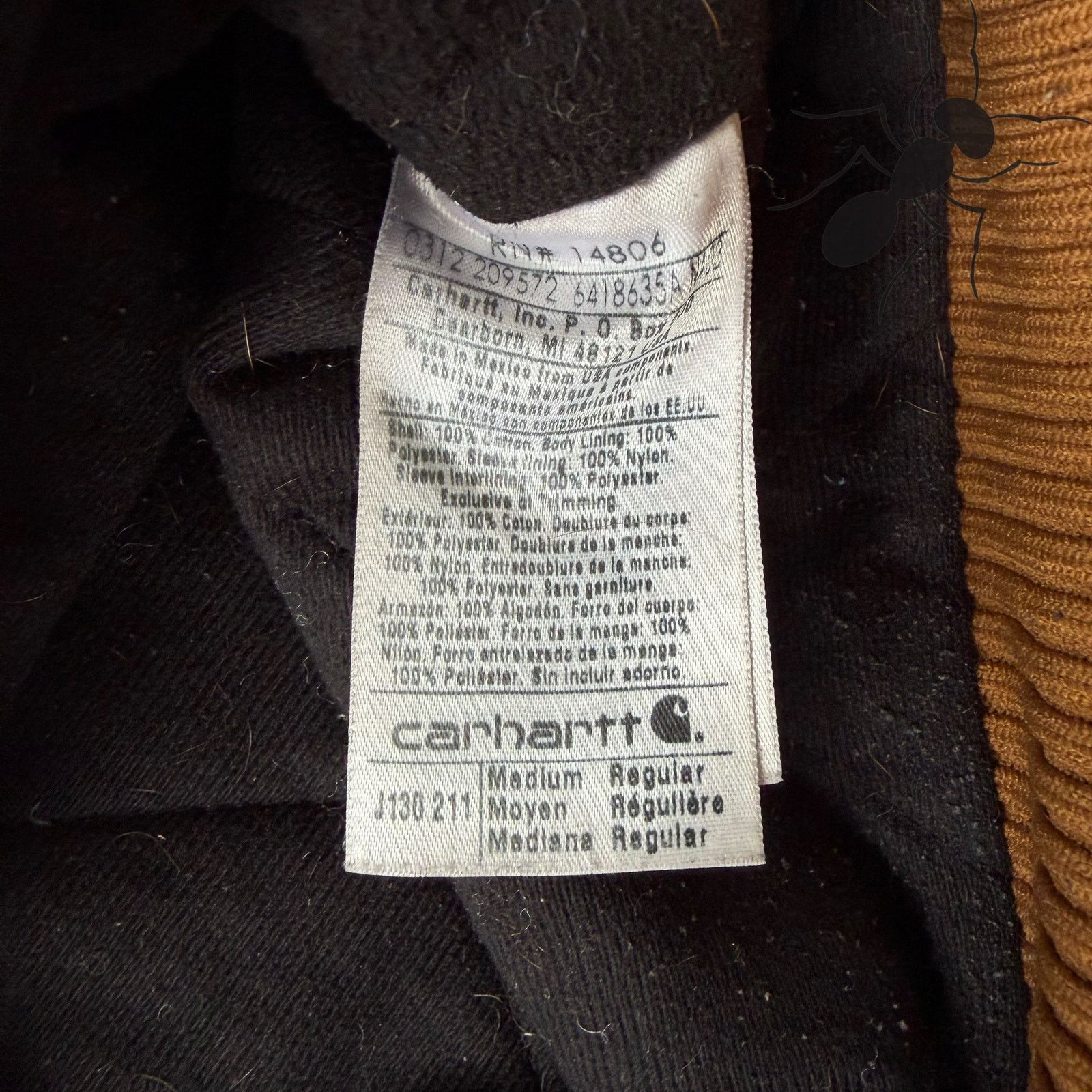 Carhartt × Vintage Carhartt J130 brown hooded work wear jacket Size US M / EU 48-50 / 2 - 5 Thumbnail