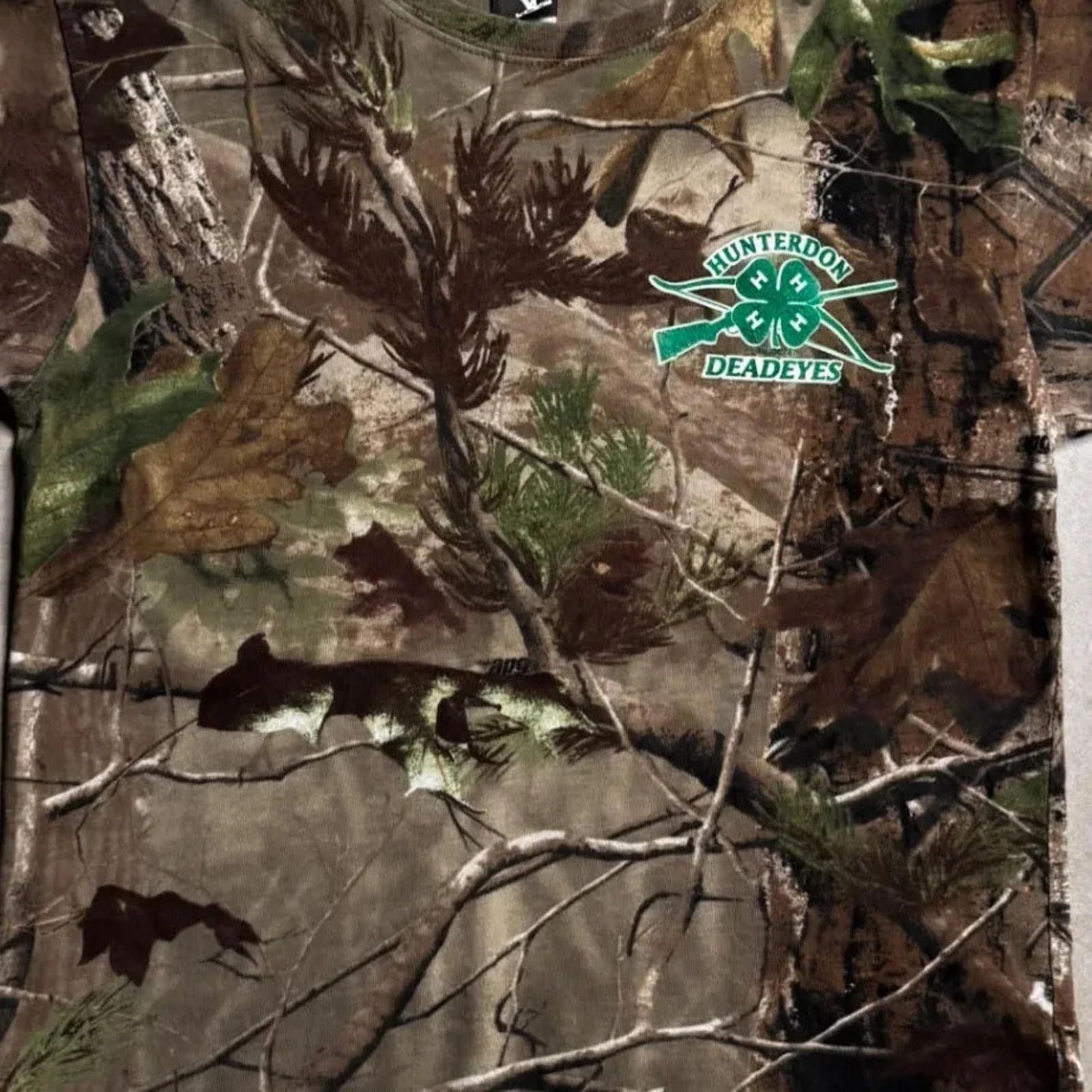 Designer Vintage CODE V Realtree Hunterdon Deadeye T-shirt - 3XS Size US XS / EU 42 / 0 - 8 Thumbnail