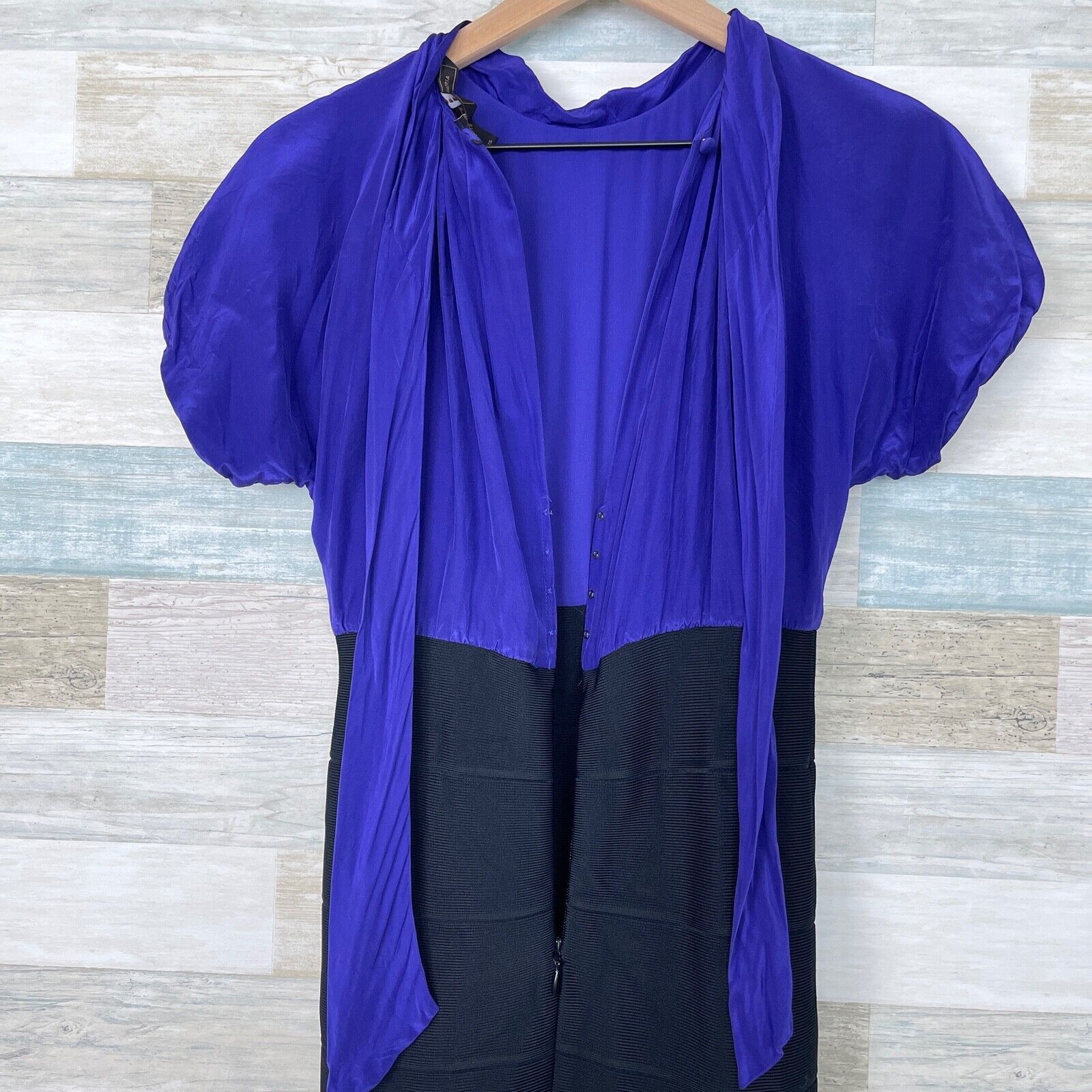 Other BCBGMaxAzria Silk Blouson Bandage Dress Purple Womens XS Size XS / US 0-2 / IT 36-38 - 5 Thumbnail