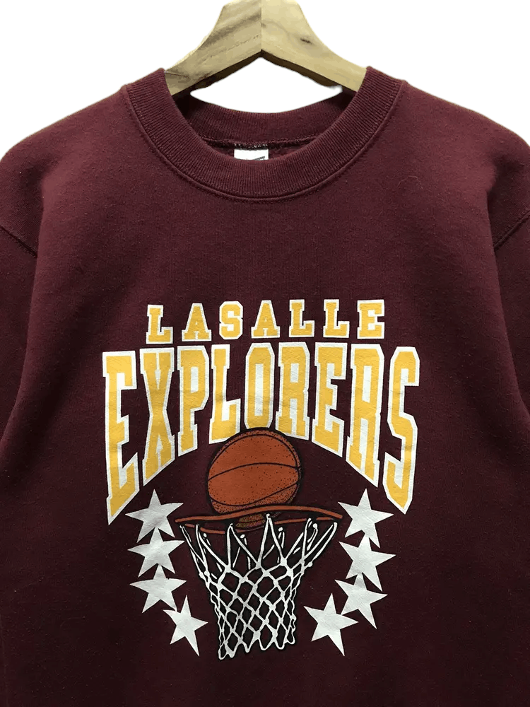 Soffe Vintage 80’s Soffe Lasalle Explorers Basketball Sweatshirts Size US M / EU 48-50 / 2 - 3 Thumbnail