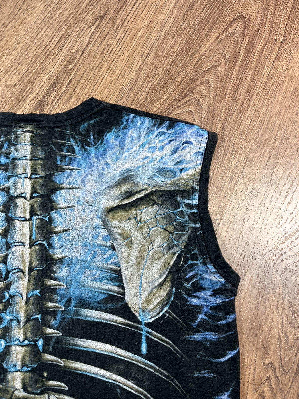 Band Tees Vintage Spiral Skull💀 T Shirt Size US M / EU 48-50 / 2 - 9 Thumbnail