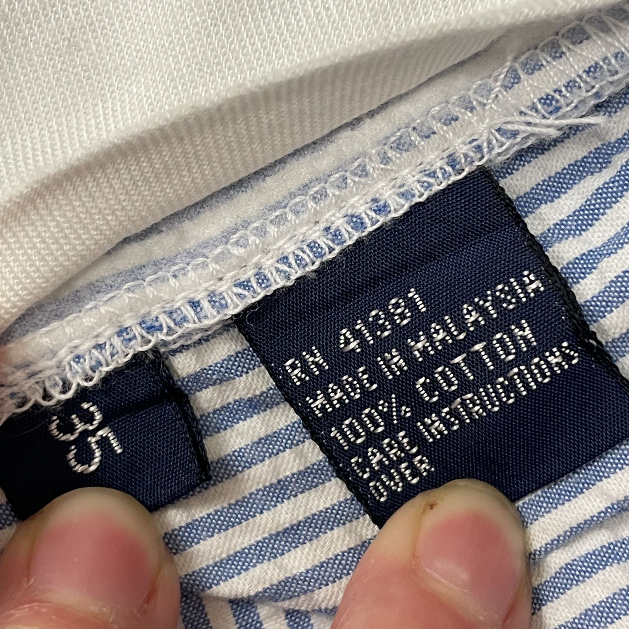 Polo Ralph Lauren POLO Ralph Lauren SEERSUCKER Walking Casual Golf Shorts Size US 35 - 6 Thumbnail