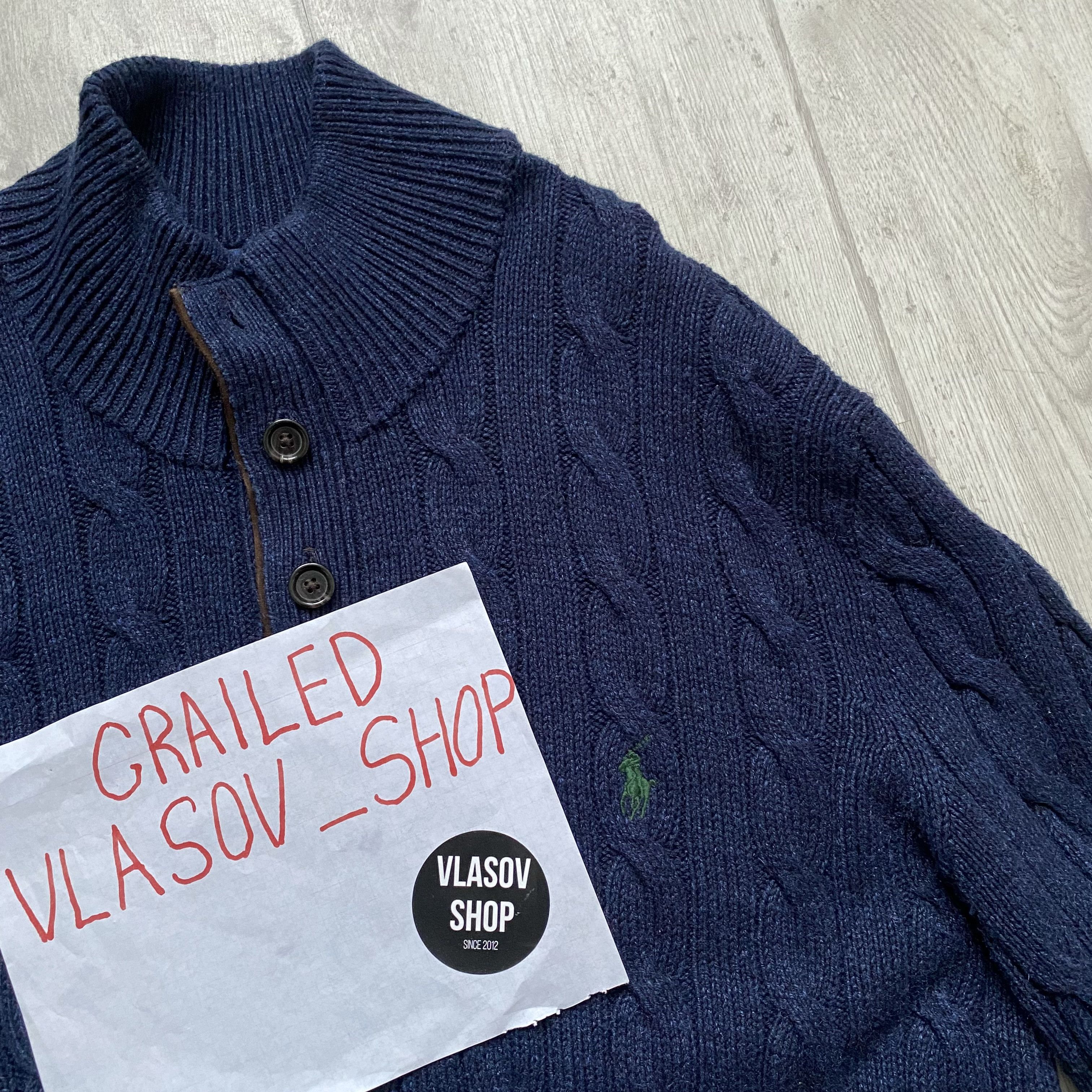 Polo Ralph Lauren Polo Ralph Lauren Knitted silk sweater pullover PRL logo Size US L / EU 52-54 / 3 - 11 Thumbnail