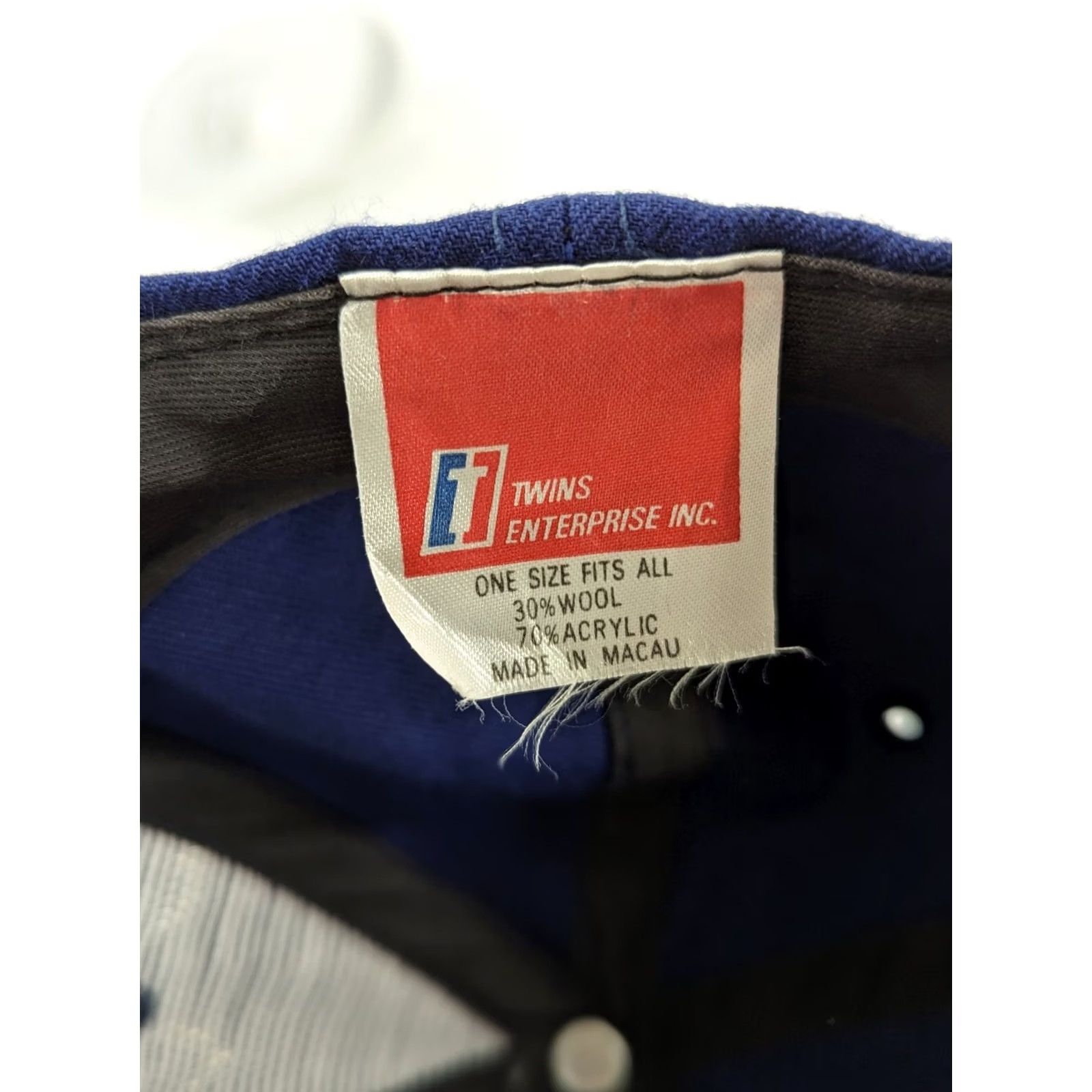 Vintage VINTAGE Dallas Cowboys Baseball Cap Mens Blue 90s Football Team Star Snapback Twins Enterprise Wool Blend Hat Size ONE SIZE - 6 Thumbnail