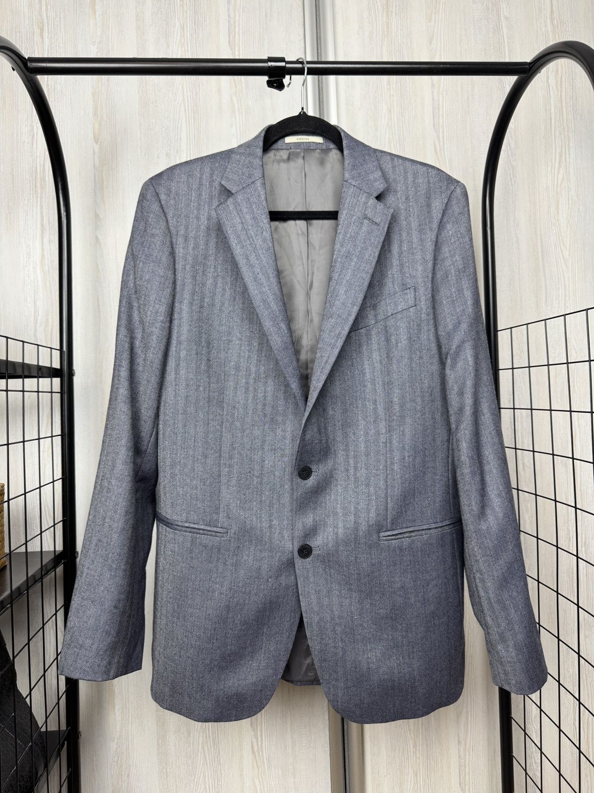 Chester Barrie Chester by Chester Barrie Saville Row herringbone blazer Size 40L - 9 Thumbnail
