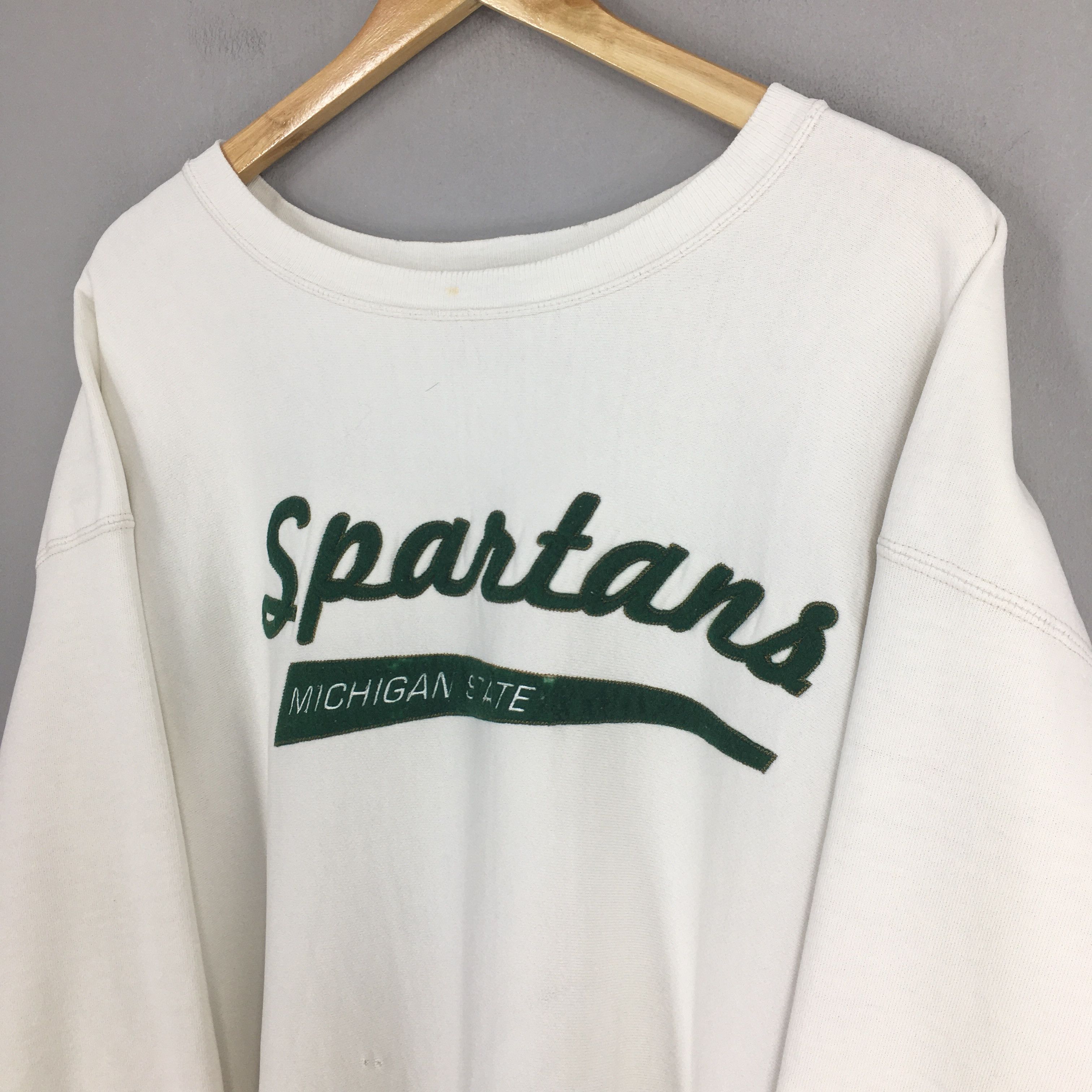 Vintage Vintage Michigan State Sweatshirt XLarge Size US XL / EU 56 / 4 - 3 Thumbnail