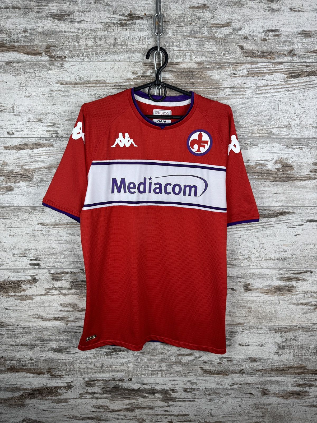 Kappa Mens Vintage Kappa Fiorentina FC football soccer jersey Size US L / EU 52-54 / 3 - 1 Thumbnail