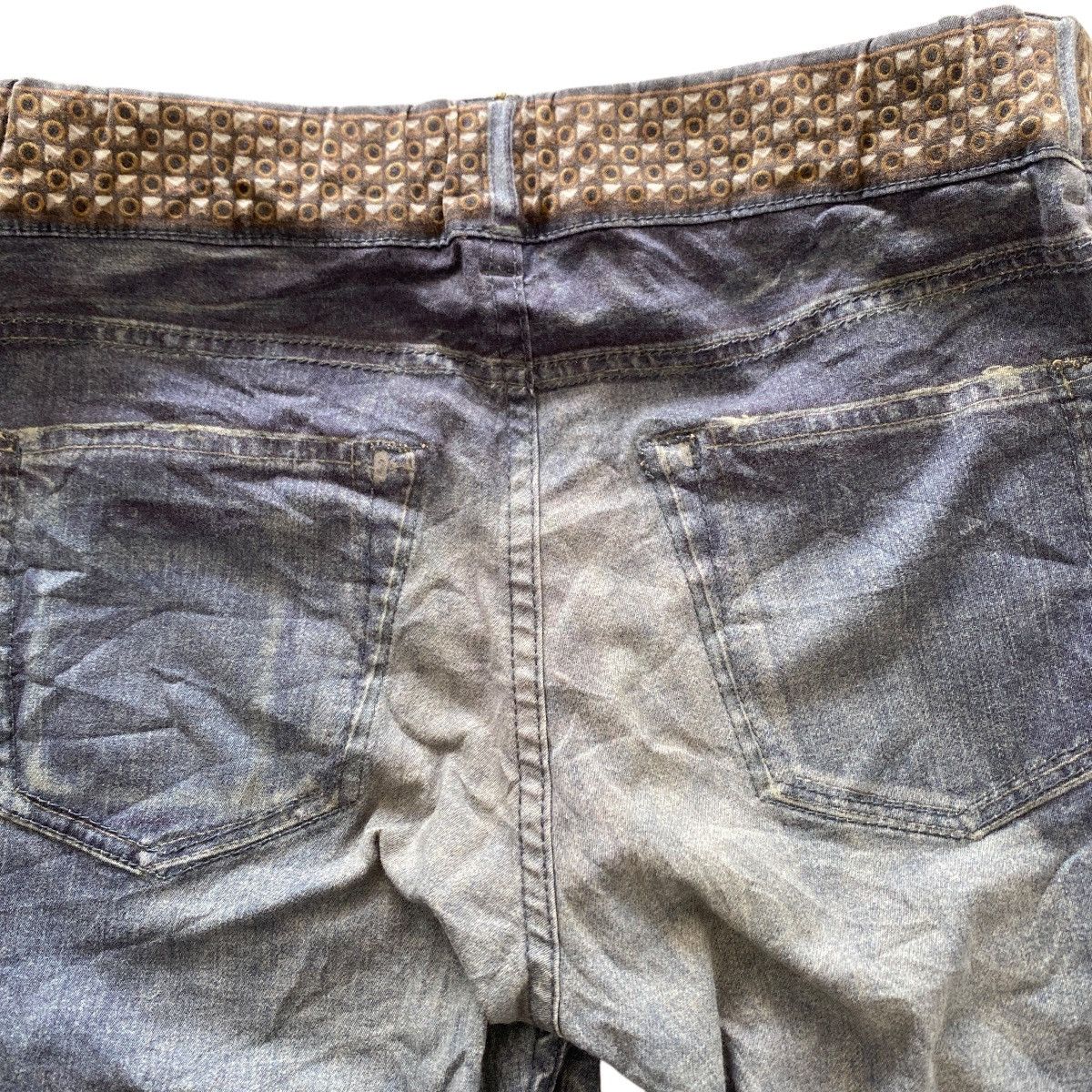 Hysteric Glamour × Japanese Brand Hysteric Glamour Reversible Pants Full Print Leopard x Denim Size 28" / US 6 / IT 42 - 9 Thumbnail