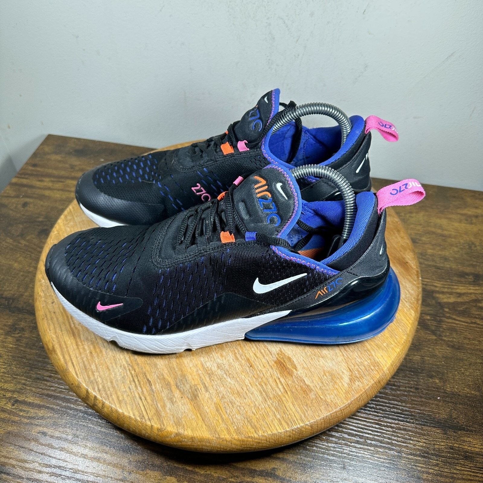 Nike Nike Air Max 270 Black Blue Men's Size 9 Shoes DC1858-001 Size US 9 / EU 42 - 3 Thumbnail