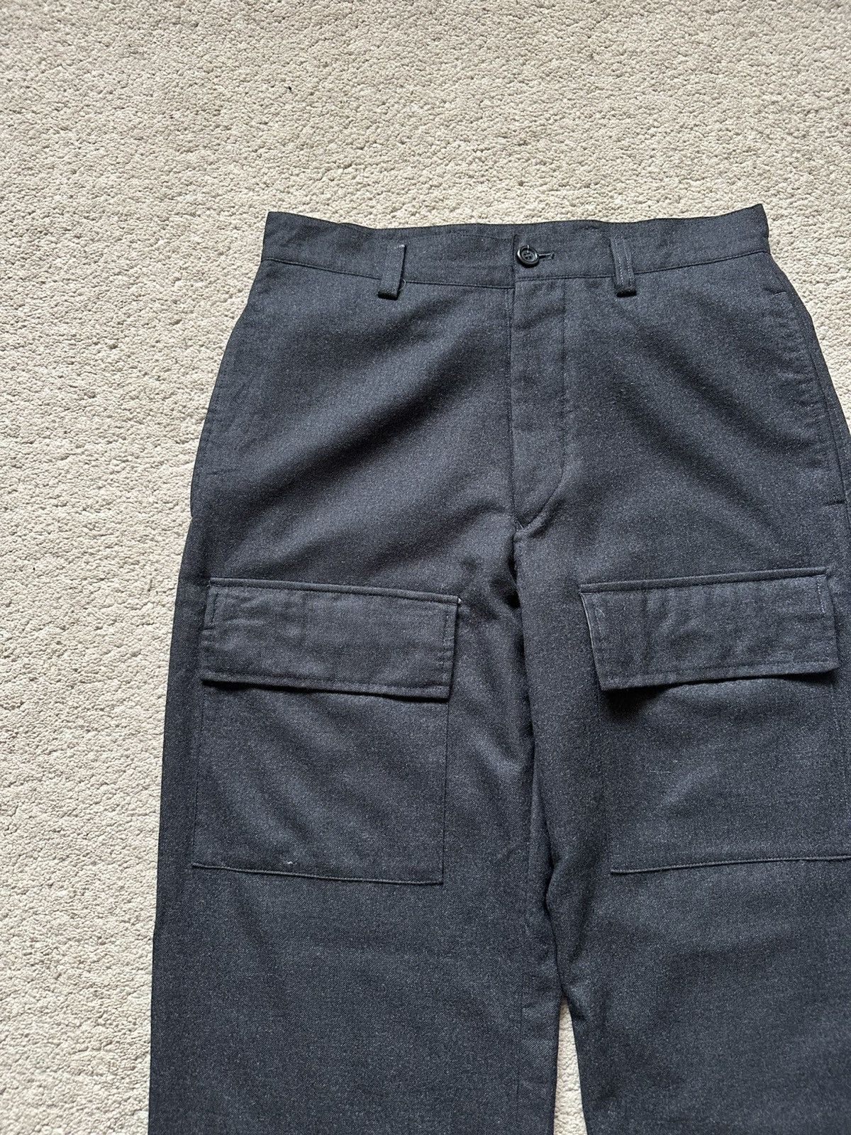 Kenzo 1990s Kenzo Homme Baggy Wool Pant Size US 30 / EU 46 - 2 Thumbnail