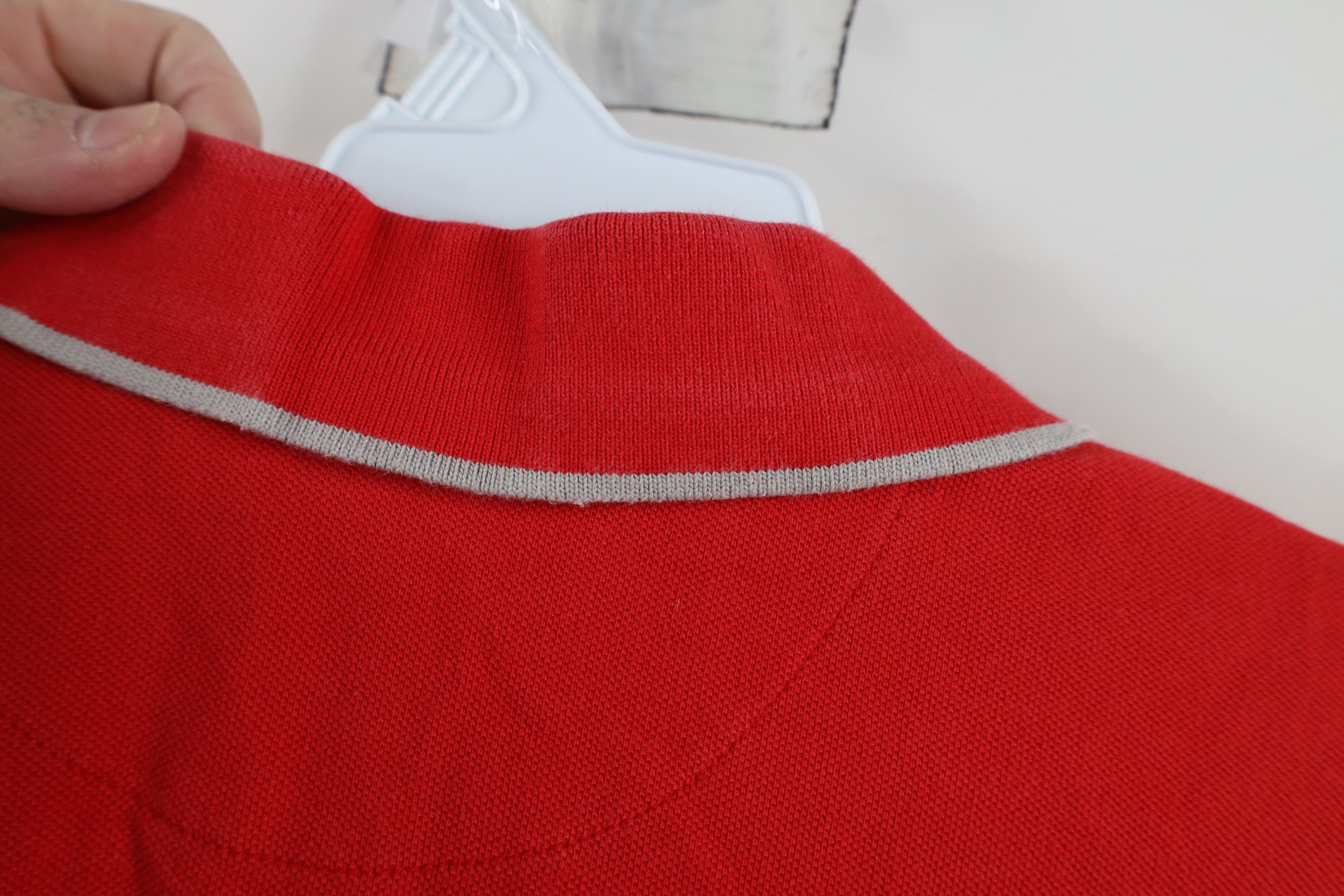 Nike × Vintage Vintage Nike Scott Mini Swoosh Ohio State University Polo Size US XXL / EU 58 / 5 - 12 Thumbnail