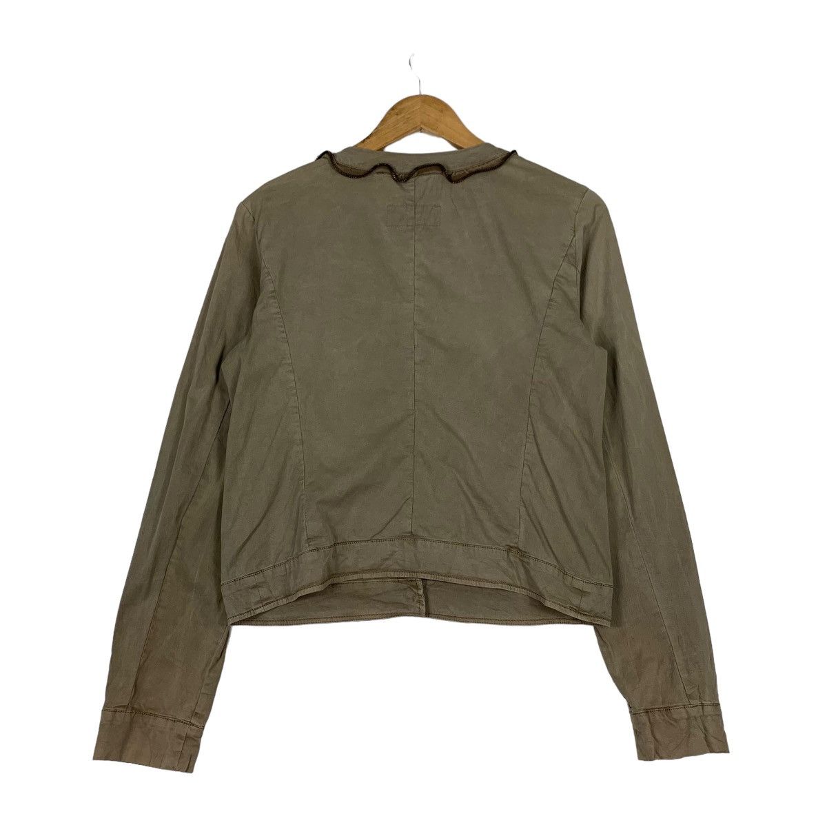 Michael Kors MICHAEL KORS Japan Four Pocket Cotton Crop Jacket #1157-C53 Size M / US 6-8 / IT 42-44 - 18 Thumbnail