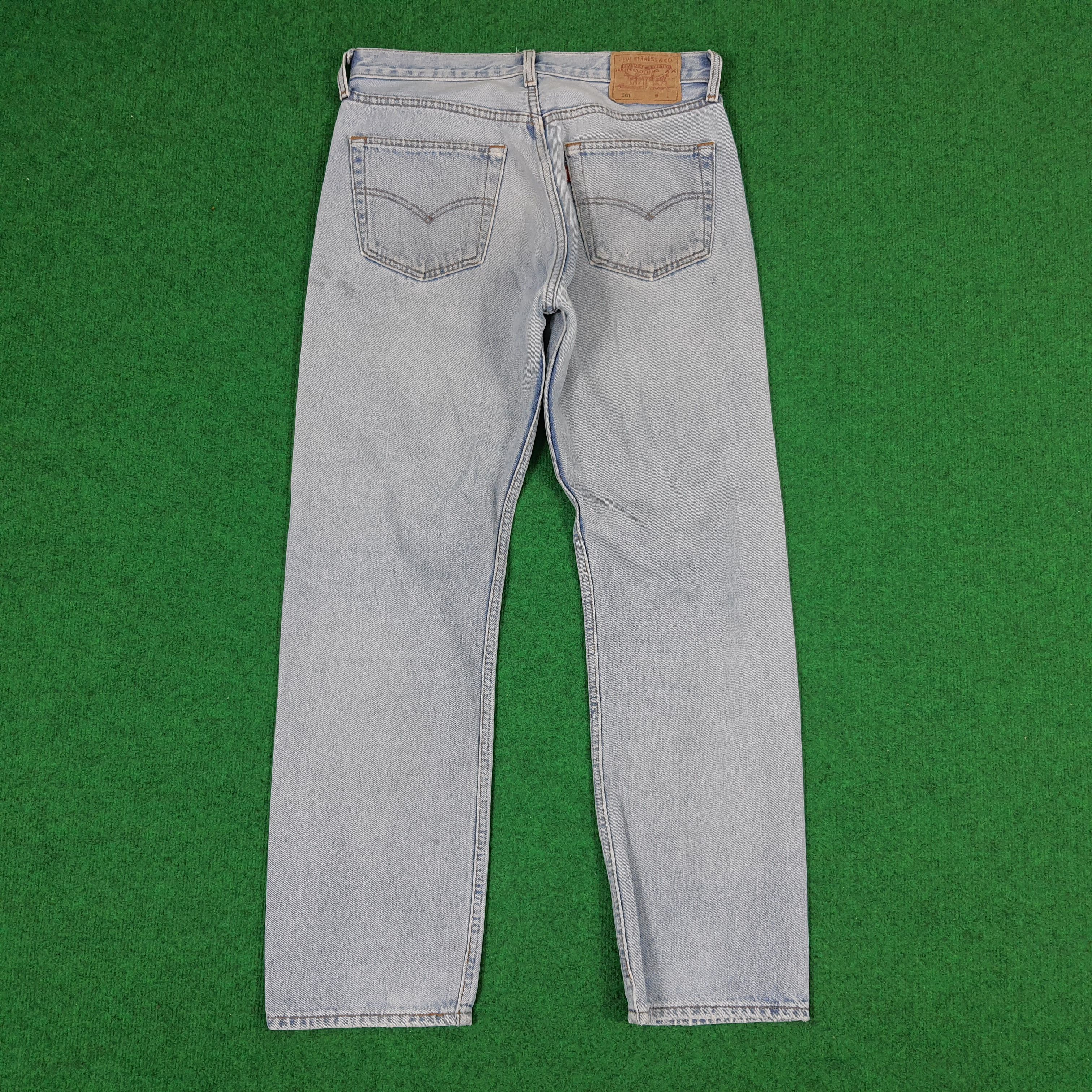 Levi's × Vintage Vintage Levi's 501 Distressed Denim Jeans Size US 30 / EU 46 - 3 Thumbnail