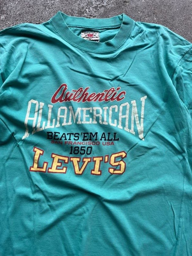 Levi's Vintage Clothing Levi’s All American 1850s archive 80s t-shirt Size US M / EU 48-50 / 2 - 2 Thumbnail