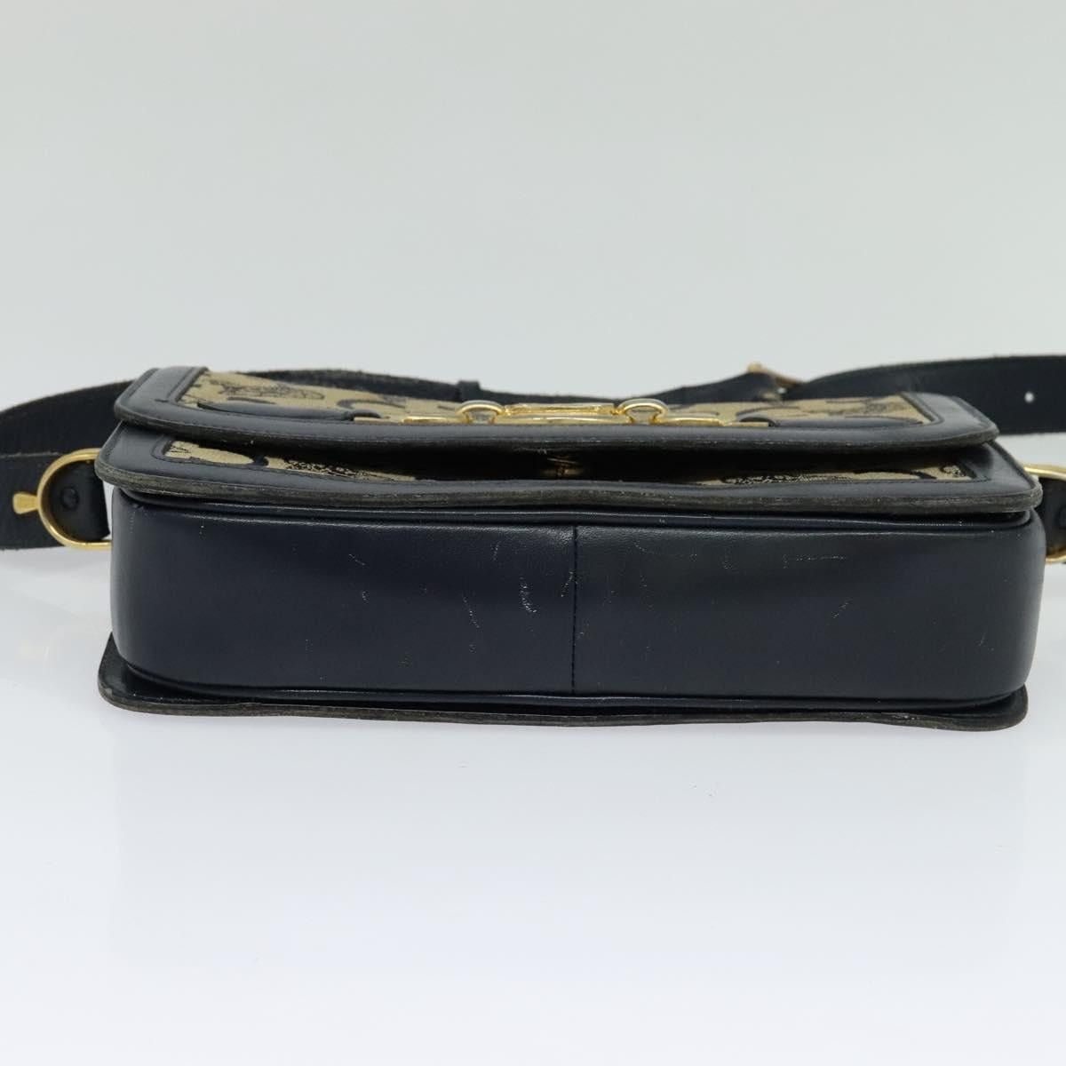 Celine CELINE C Sulky Shoulder Bag Canvas Navy Size ONE SIZE - 9 Thumbnail