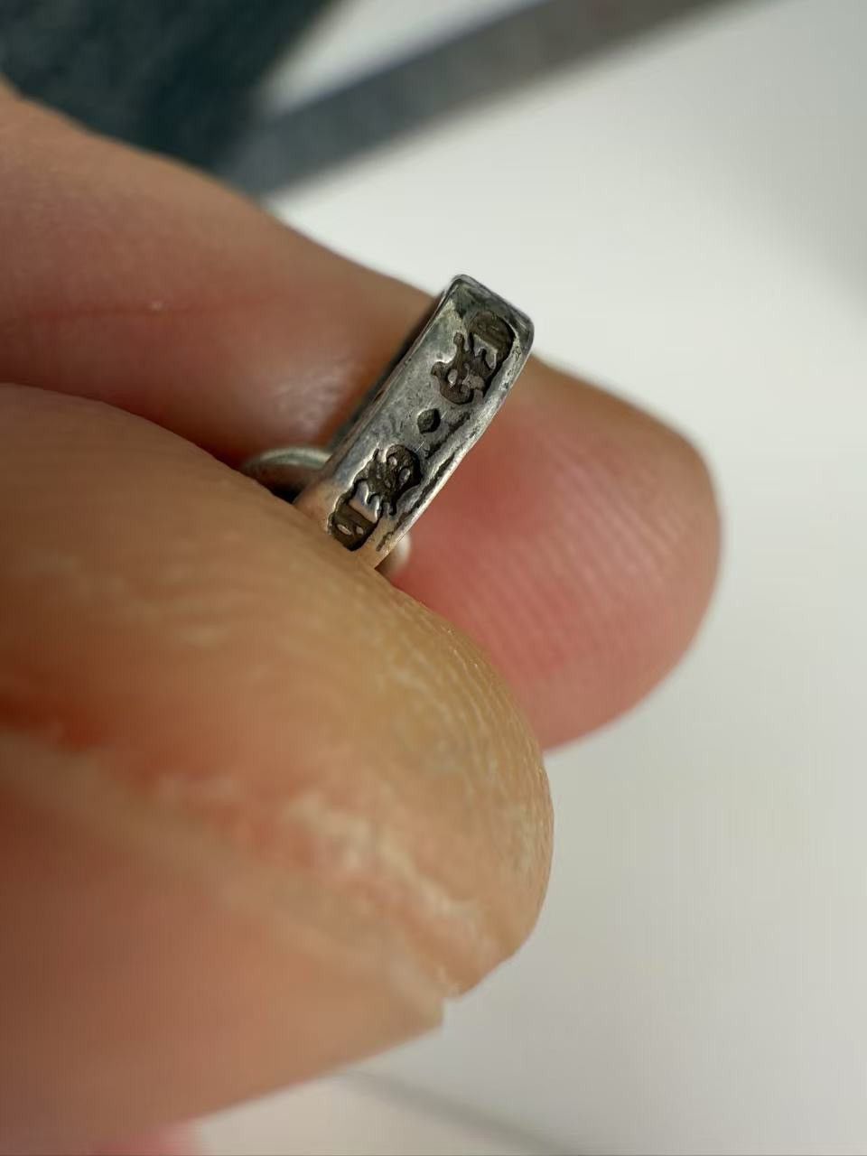 Chrome Hearts Chrome Hearts Diamond Babyfat Ring Silver Size ONE SIZE - 6 Thumbnail