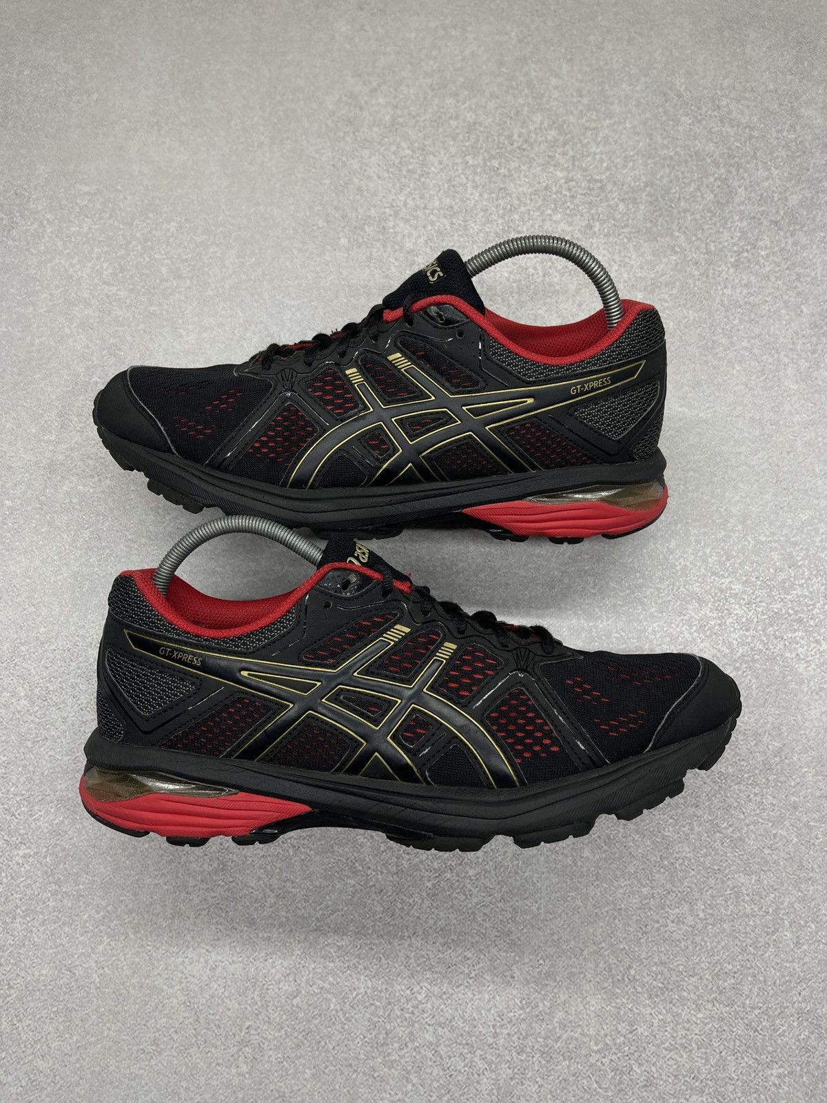 Asics Mens Asics GT-Xpress Sneakers Black/Red Size 42.5 Size US 9 / EU 42 - 2 Thumbnail