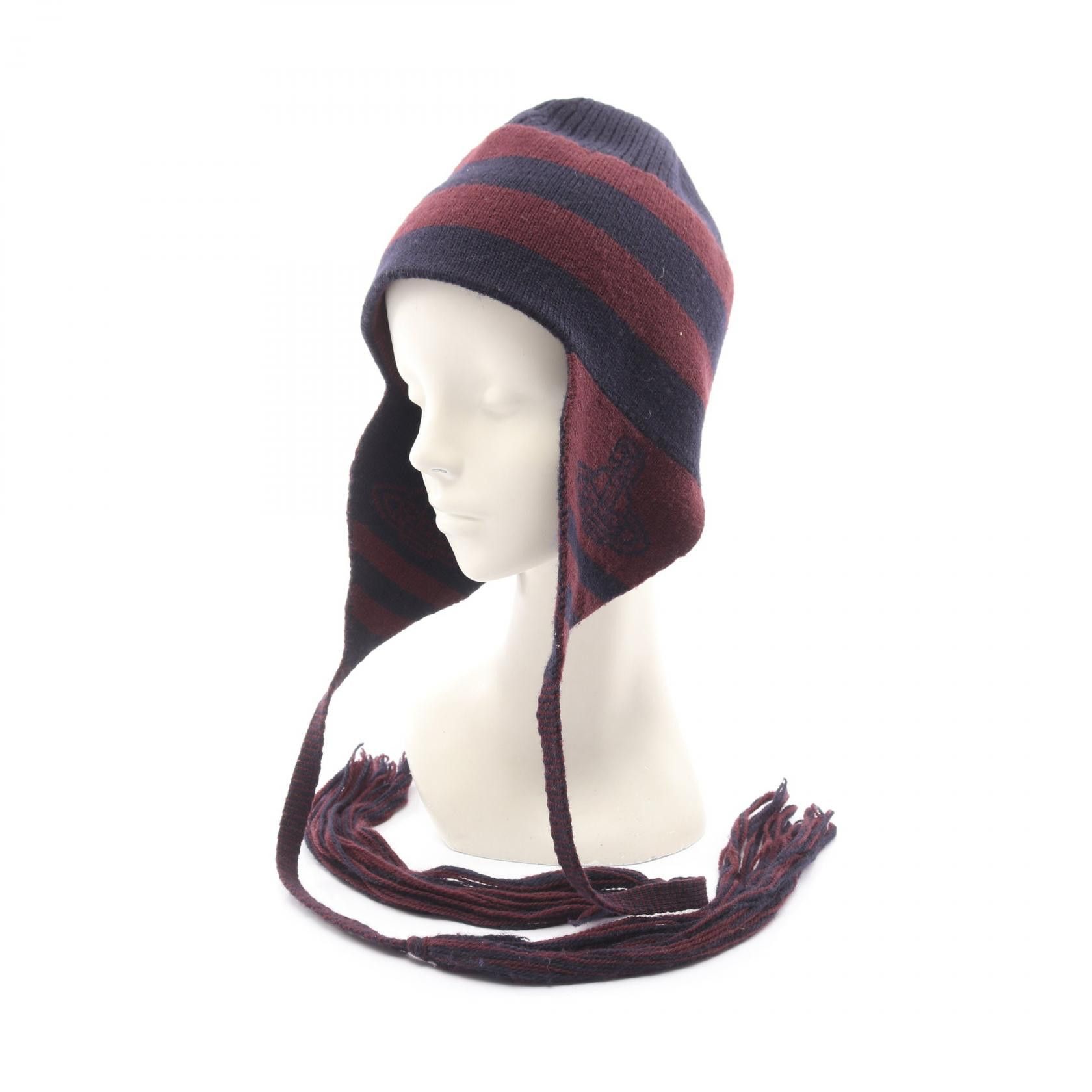 Vivienne Westwood Vivienne Westwood Vivienne Westwood Wool Knit Cap Textile Hats DUTY FREE for USA Size ONE SIZE - 1 Thumbnail