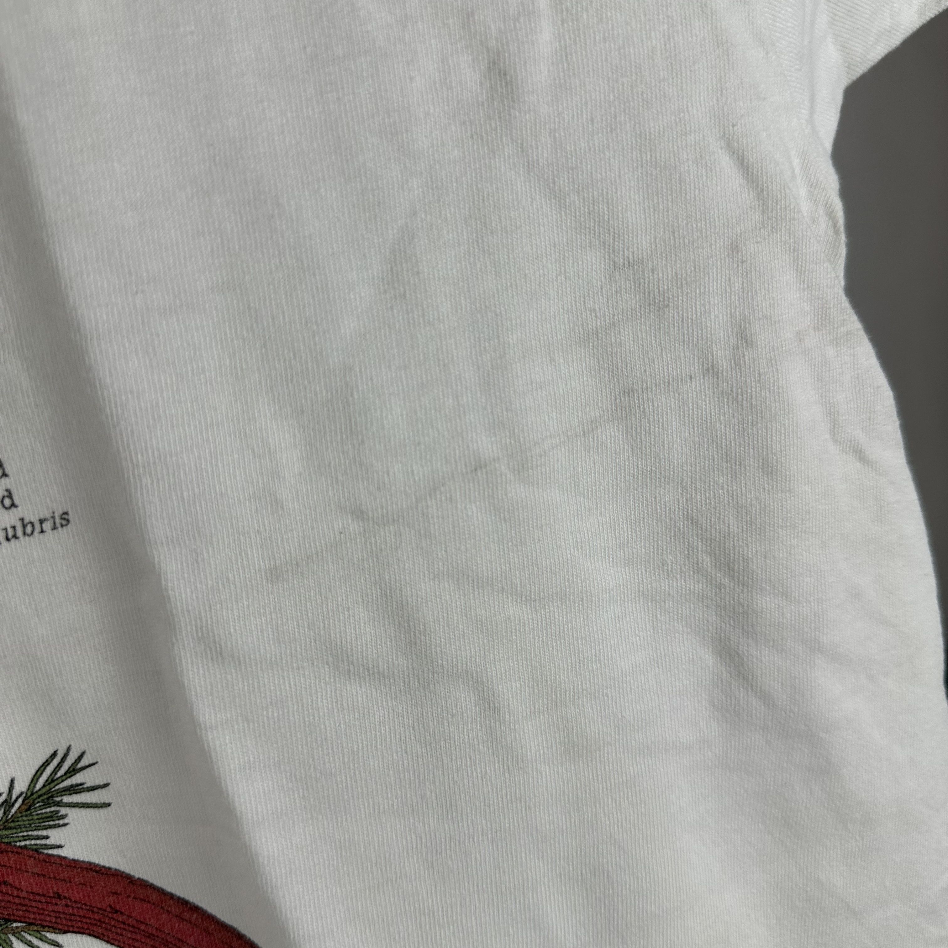 Vintage Vintage 90s Birds of the Garden Bird Species Nature T-Shirt Size US XL / EU 56 / 4 - 7 Thumbnail