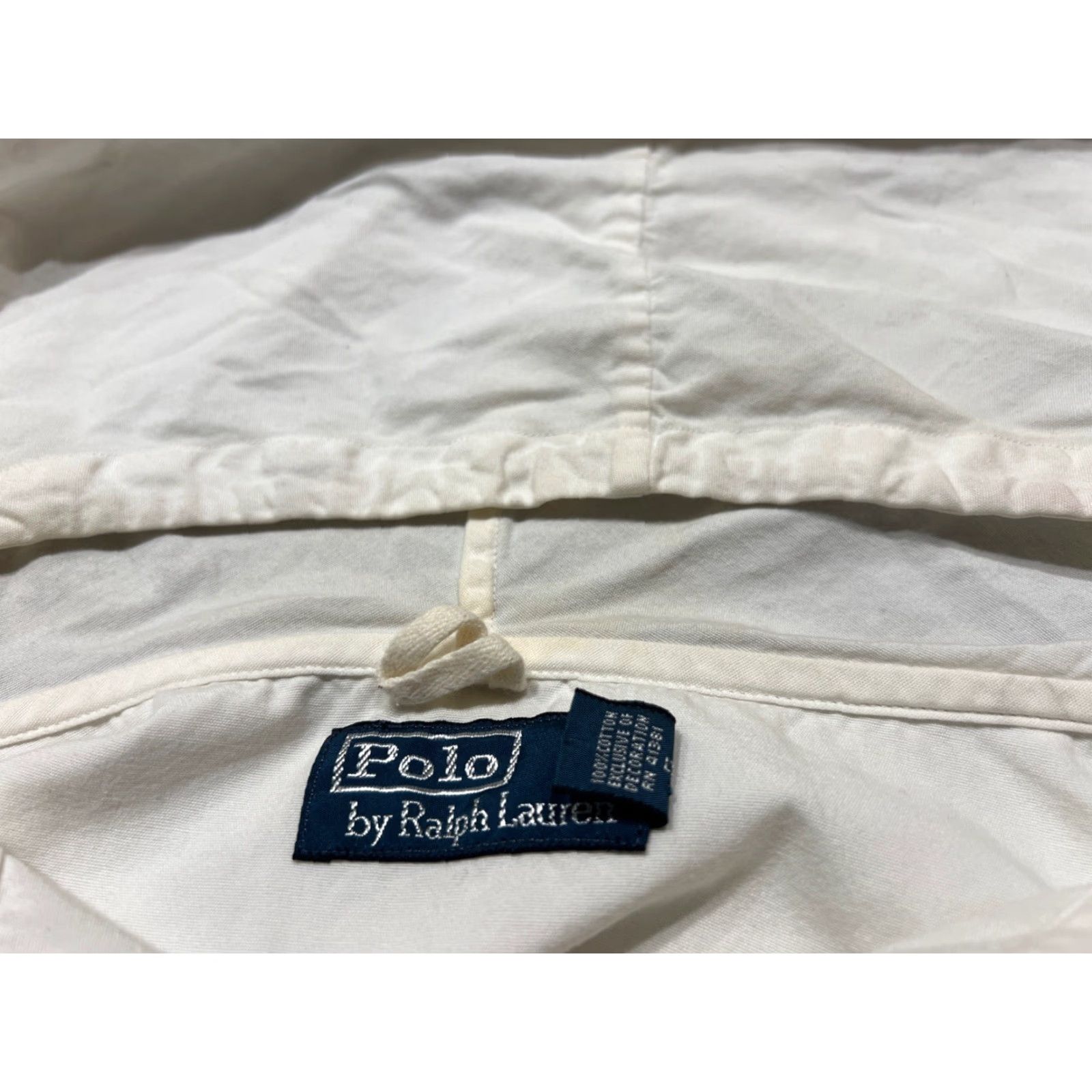 Polo Ralph Lauren POLO RALPH LAUREN Vintage Hoodie Shirt Naval Supply 2XL White Men’s Size US XXL / EU 58 / 5 - 6 Thumbnail