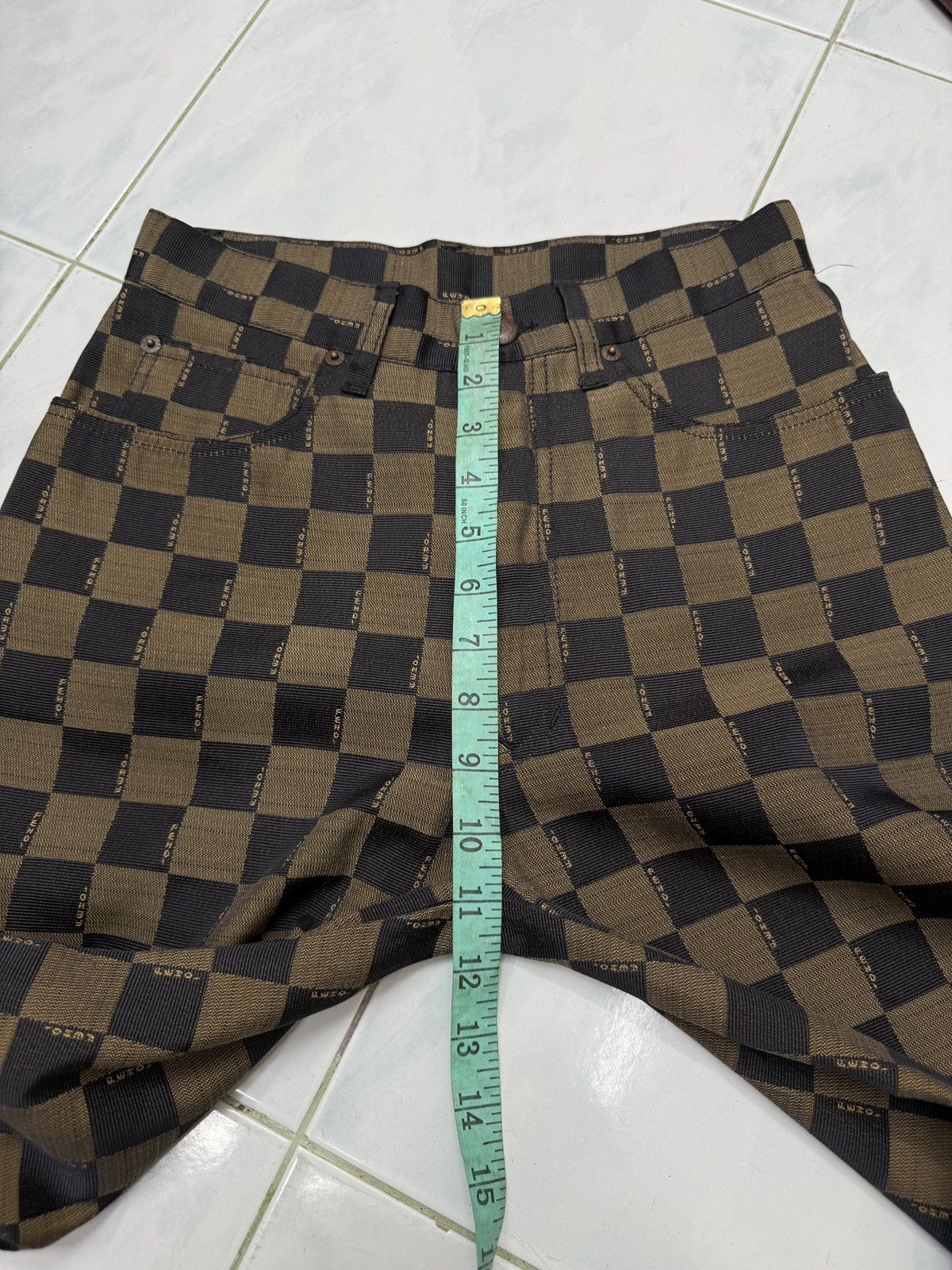 Fendi 🔥🔥🔥ARCHIVE FENDI CHECKERED MONOGRAM PANTS Size 26" / US 2 / IT 38 - 17 Thumbnail