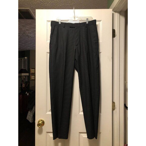 Kenneth Cole kenneth cole reaction men's striped dress pants size: 34/32 Size 34R - 2 Thumbnail