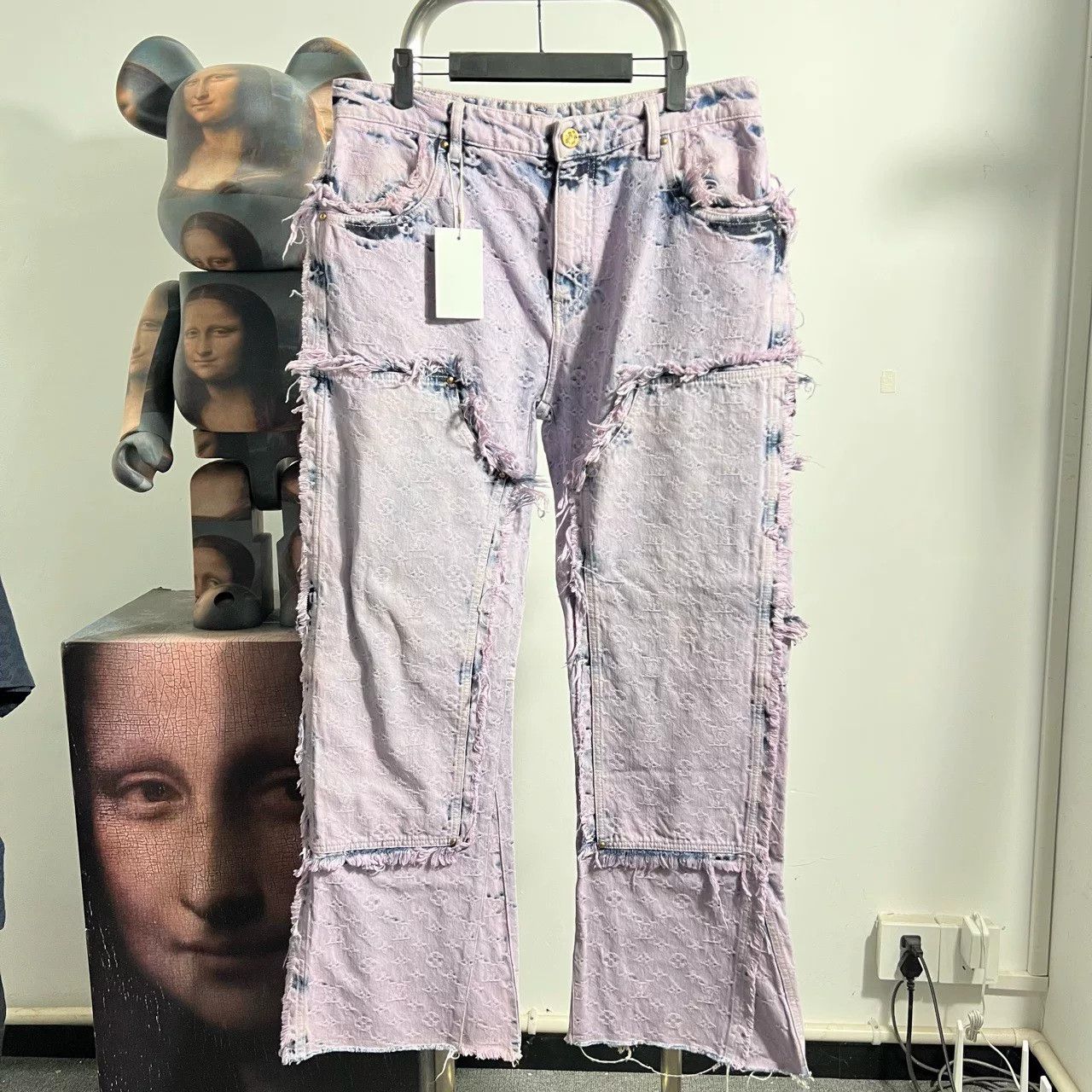 Louis Vuitton Louis Vuitton Monogram Fringe Jeans Size US 32 / EU 48 - 1 Thumbnail
