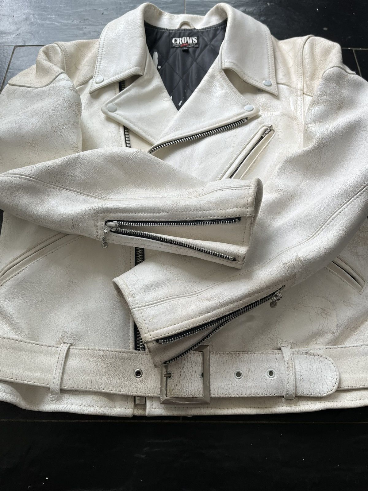 Japanese Brand TFOA LEATHER JACKET TESHOU HEAD OF 6th GENERATION Size US M / EU 48-50 / 2 - 6 Thumbnail