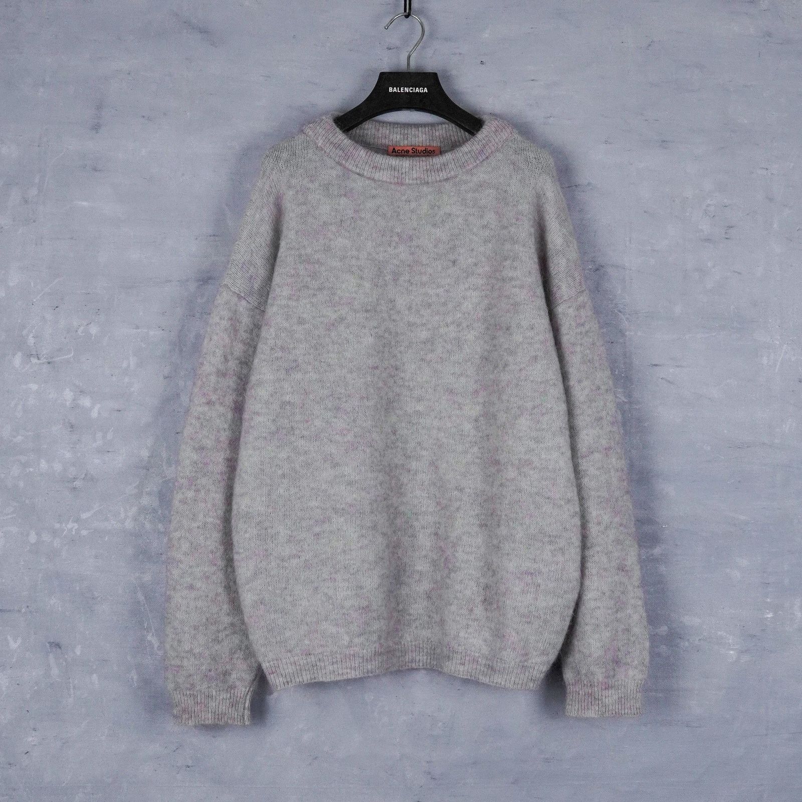 Acne Studios Acne studios melange gray mohair wool fluffy women's sweater Size S / US 4 / IT 40 - 1 Thumbnail