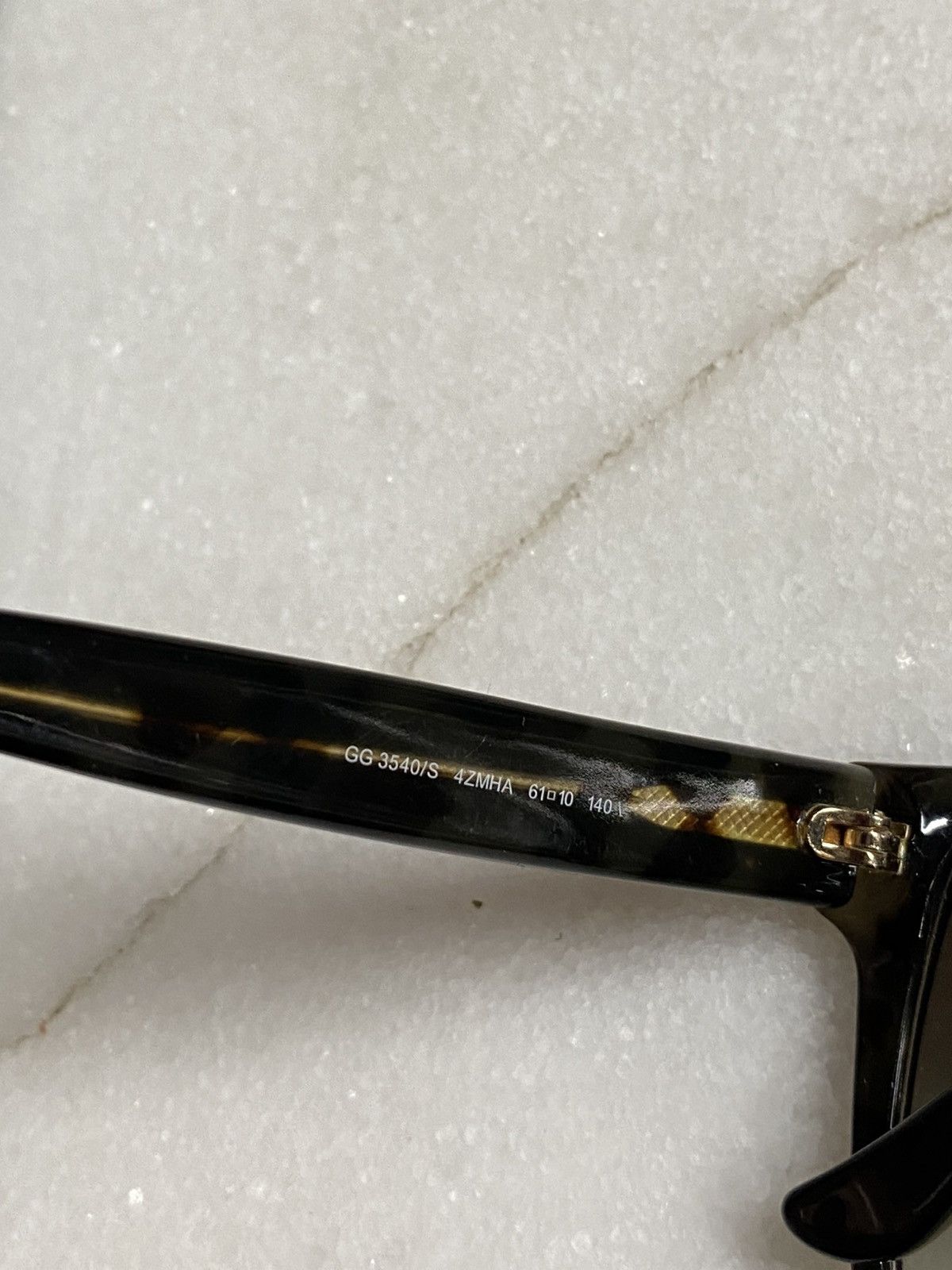 Gucci Gucci GG Logo Sunglasses Women’s Black Shades Preowned Size ONE SIZE - 5 Thumbnail
