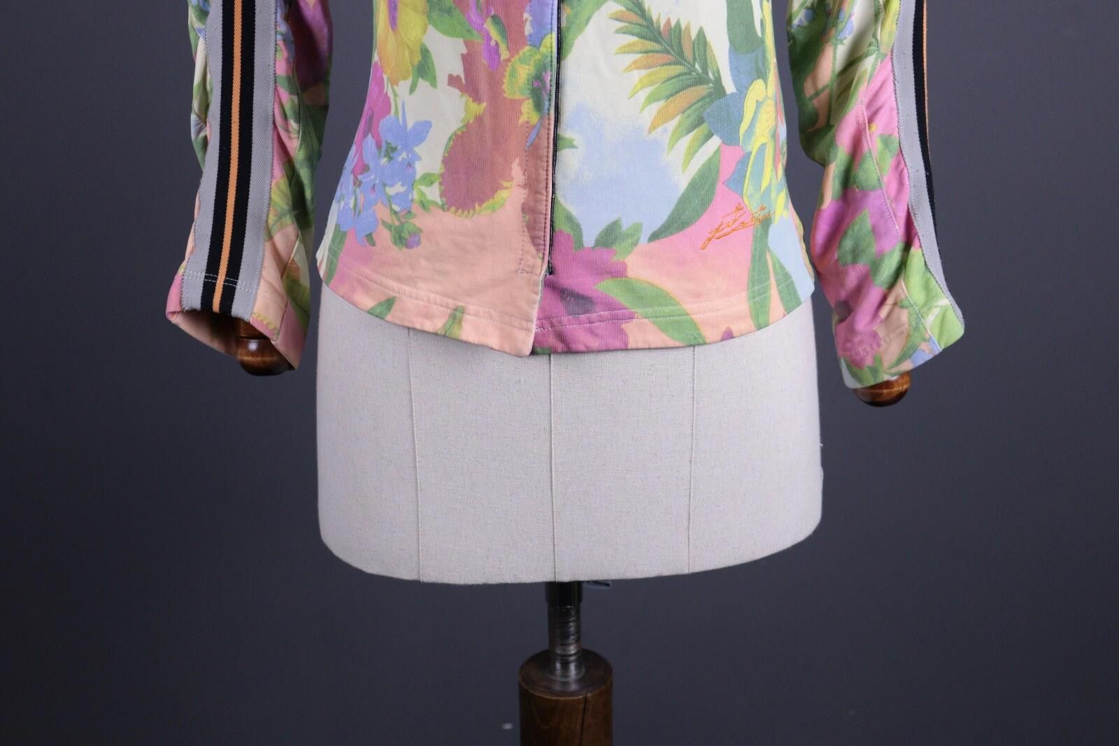 JET SET Jet Set Multicolor Allover Floral Fleece Jacket Size M Size M / US 6-8 / IT 42-44 - 3 Thumbnail