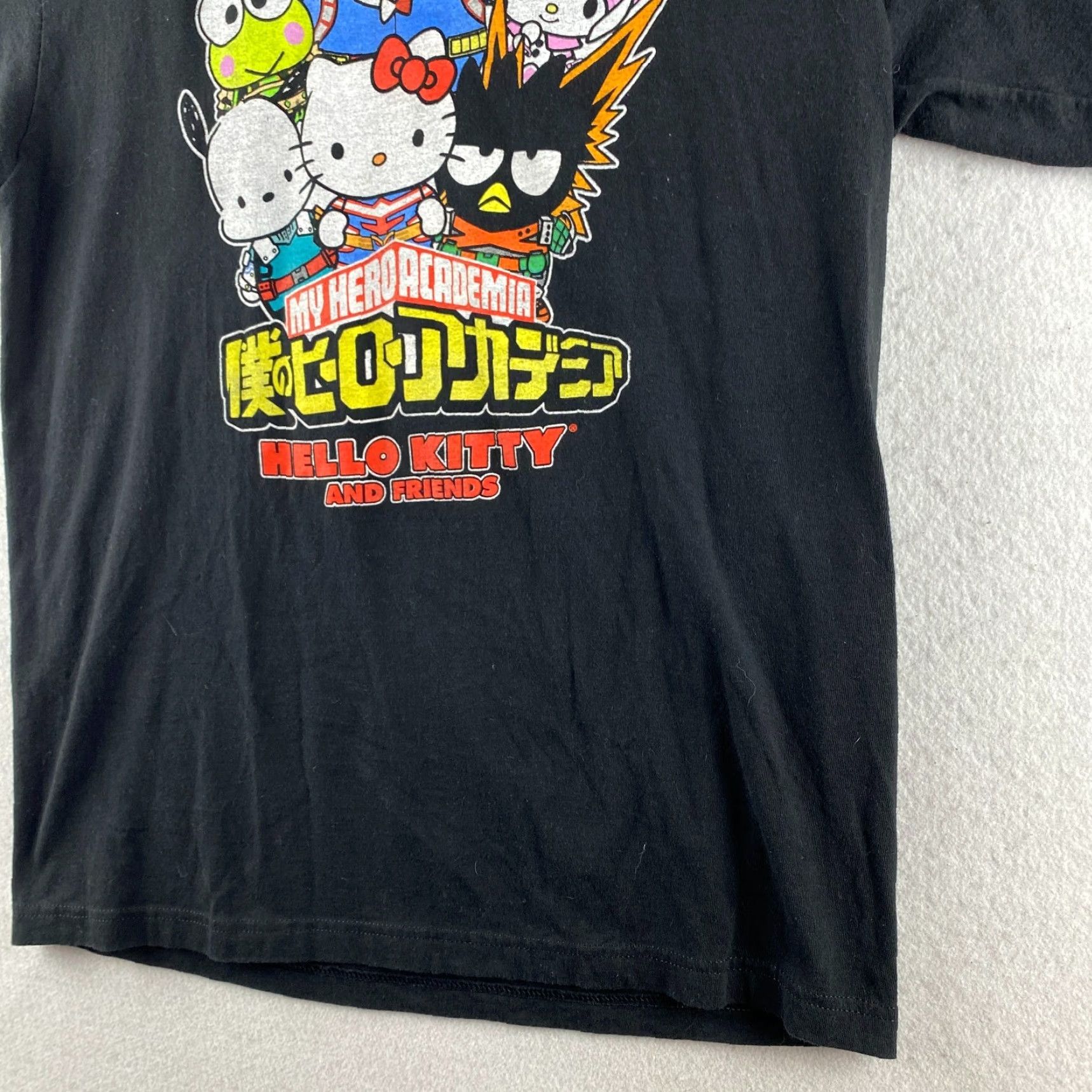 Vintage My Hero Academia Shirt Men M Hello Kitty and Friends Sanrio Graphic Black Shirt M My Hero Academia Hello Kitty Black Sanrio Logo Graphic Men Size US M / EU 48-50 / 2 - 6 Thumbnail
