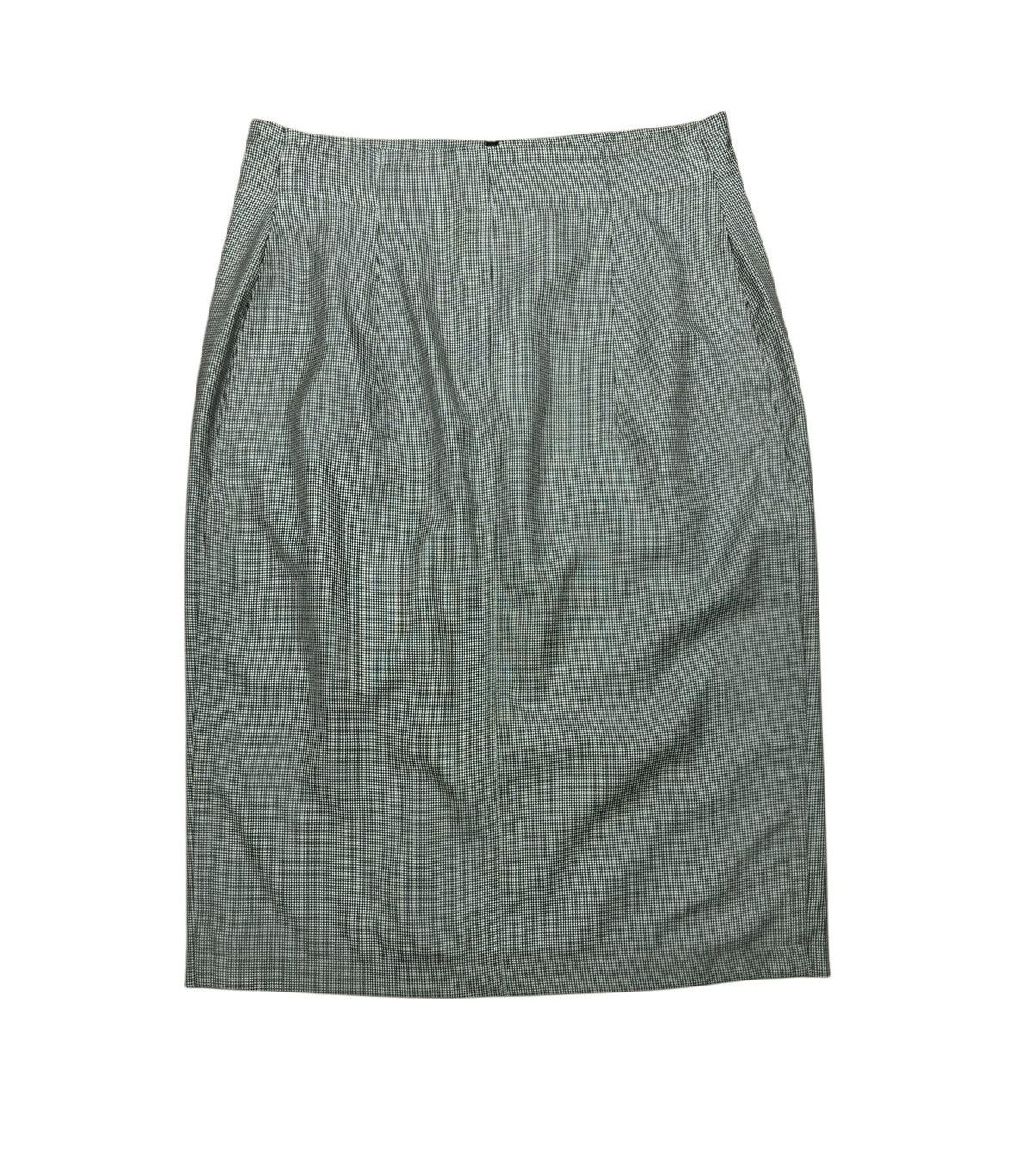 Jil Sander Jil Sander Vintage Pencil Skirt Wool-Silk Glencheck DE40 Size 32" / US 10 / IT 46 - 10 Thumbnail