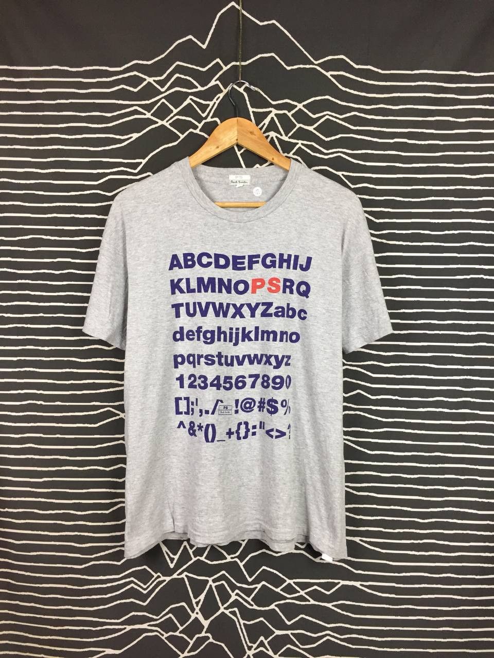 Designer × Paul Smith × Vintage Vtg Paul Smith Alphanumeric Characters Graphic Tee Size US XL / EU 56 / 4 - 1 Thumbnail